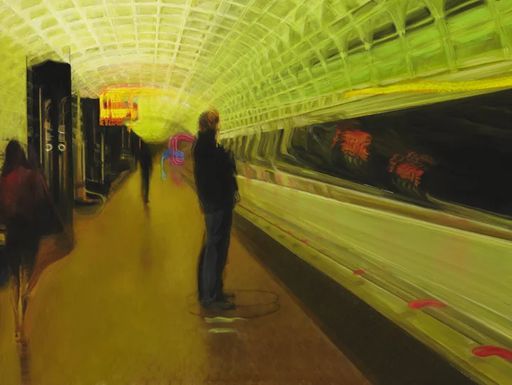 D.C. Metro II , oil on panel, 27 x 36 inches , 2012 (private collection)