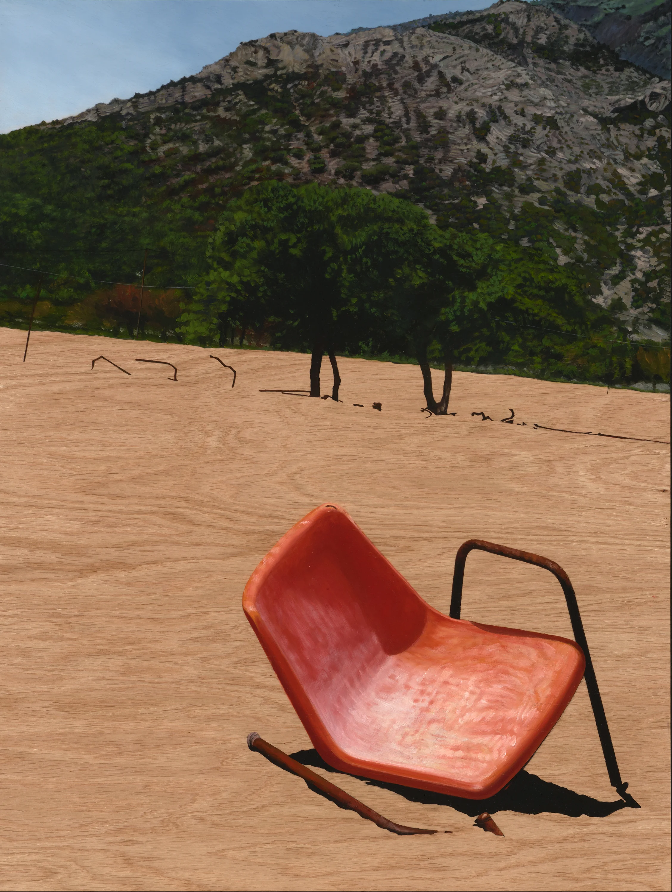 Samothraki I I , oil on Oak panel, 36 x 27 inches, 2012