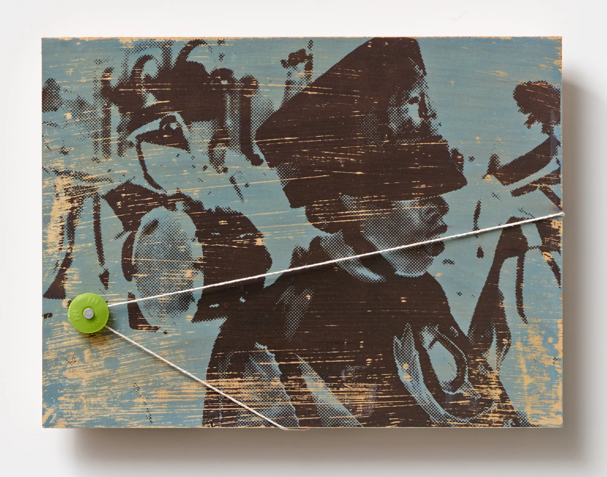 Drum Major , mixed media, 9 x 12 inches, 2013