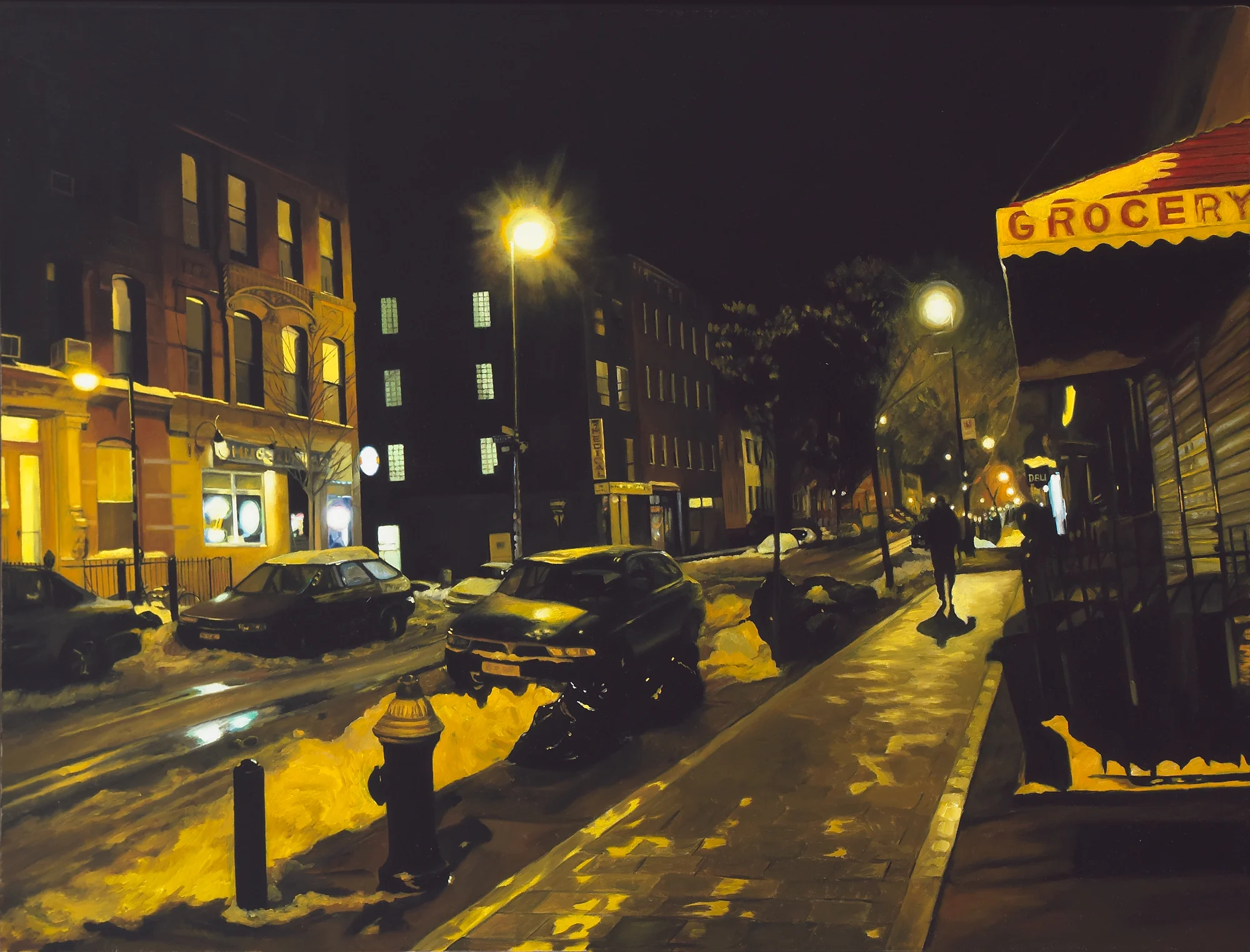 Winter, Brooklyn , oil on linen, 25 x 33 inches , 2004(private collection)