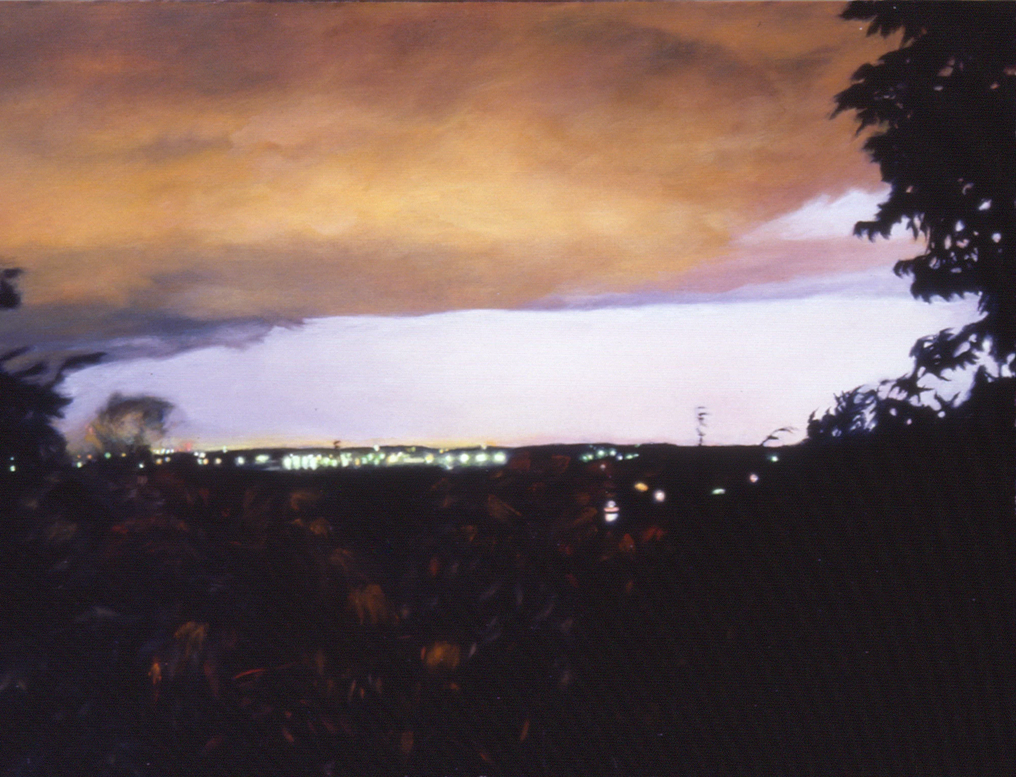 Storm, Texas , oil on linen, 15 x 20 inches , 2003 (private collection)