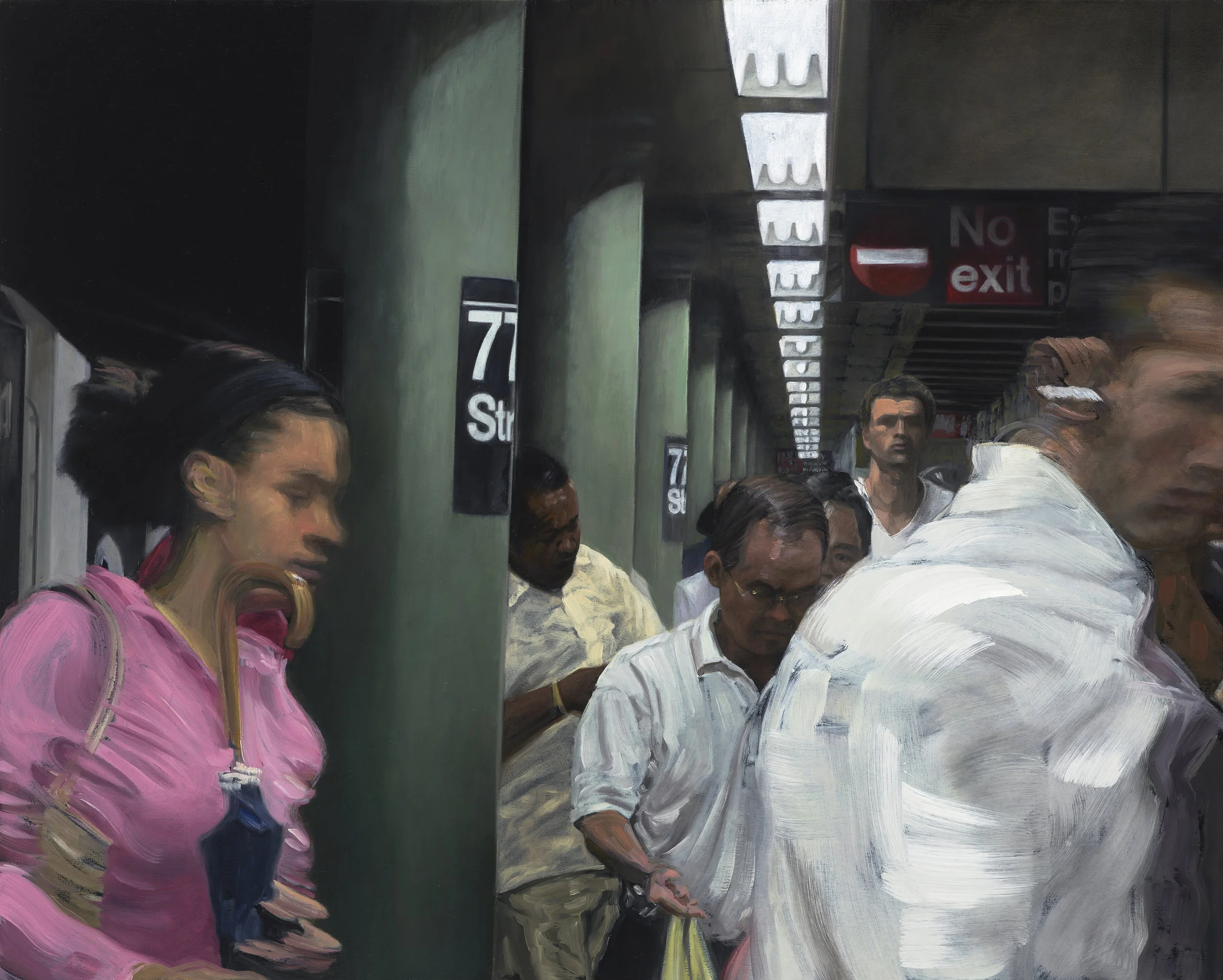 MTA IV, oil on panel, 16 x 20 inches, 2018 (private collection)