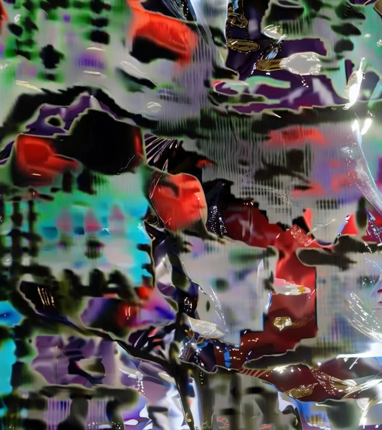 Image generated with LoRA_bot.py - a python script that continually splices together cut-up texts from a dataset of alt-text POV descriptions of images rendered in 3D digital space. 

The auto-generated texts are then used to prompt a Stable Diffusio