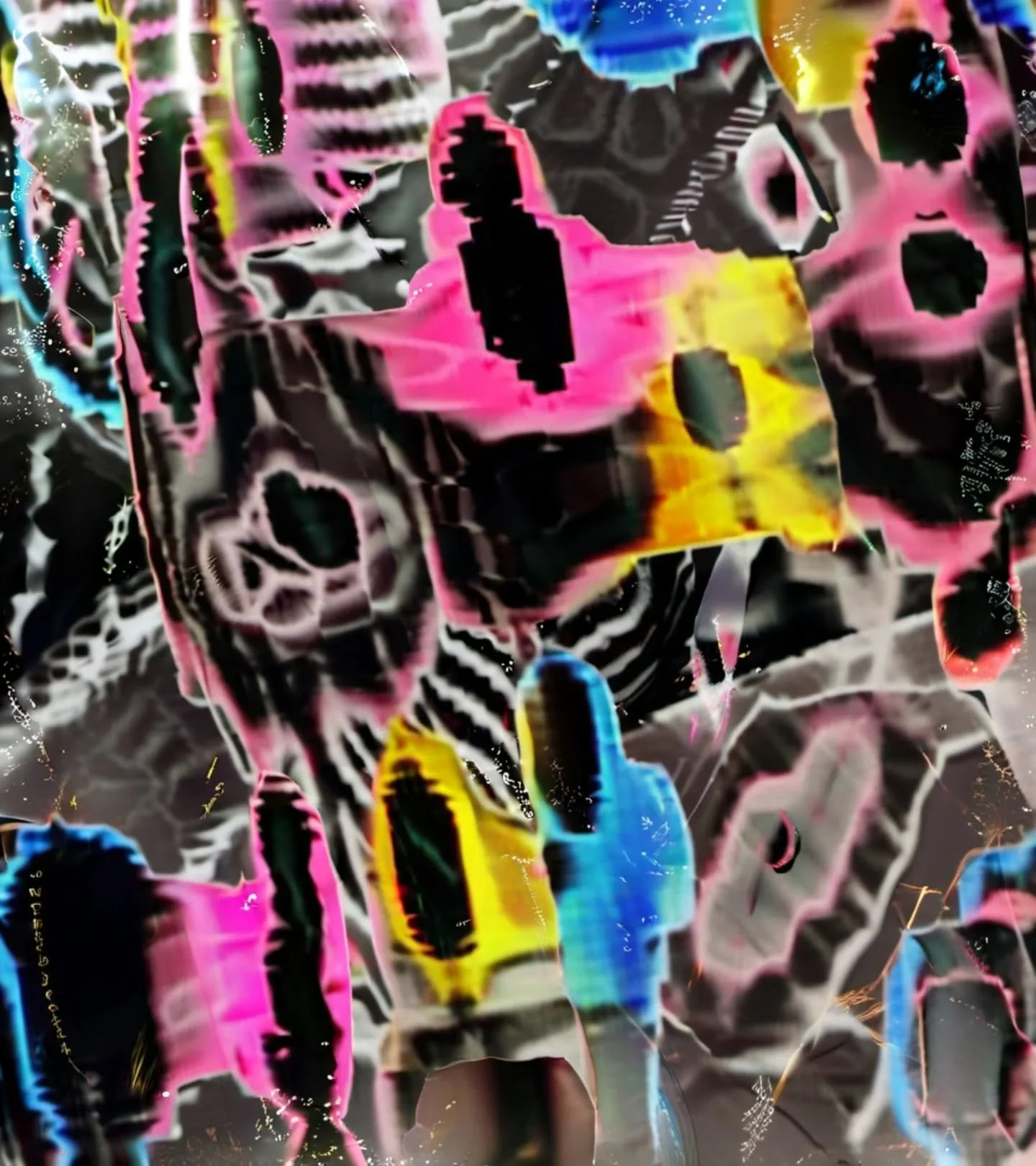 Image generated with LoRA_bot.py - a python script that continually splices together cut-up texts from a dataset of alt-text POV descriptions of images rendered in 3D digital space. 

The auto-generated texts are then used to prompt a Stable Diffusio