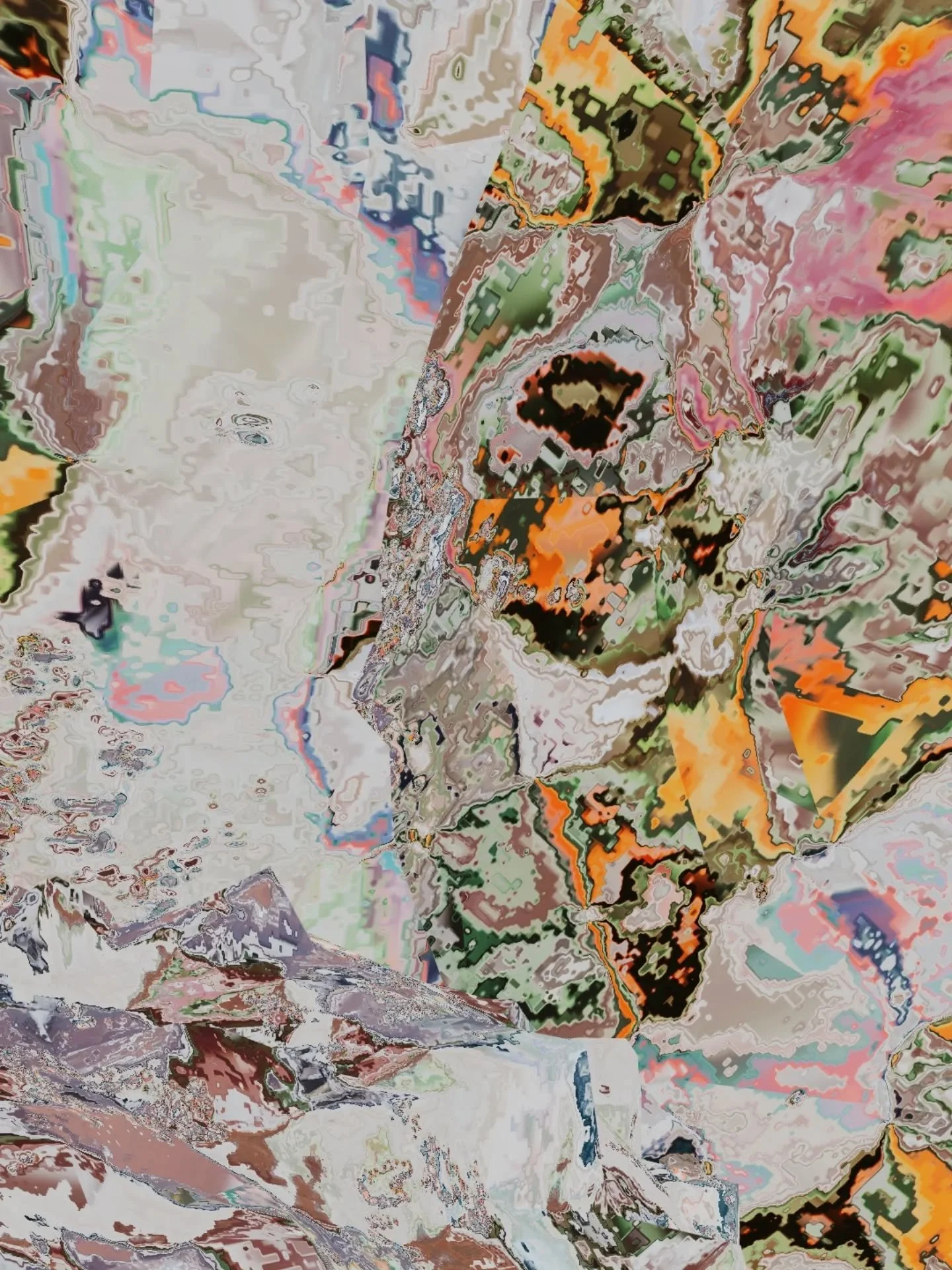 Smartphone screenshots of the surfacecollider python-bot auto navigation work.