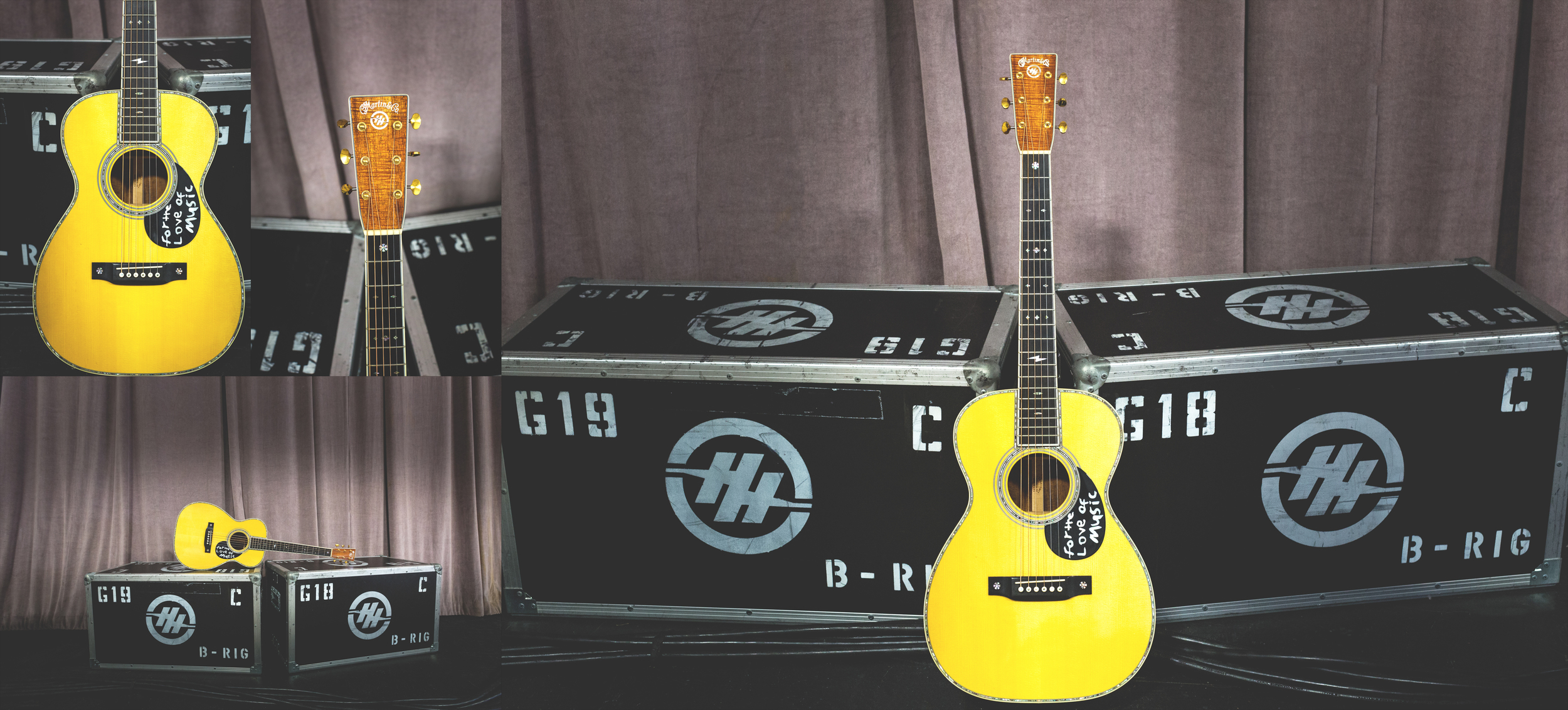 HUNTER HAYES MARTIN CUSTOM SHOP ACOUSTIC GUITAR