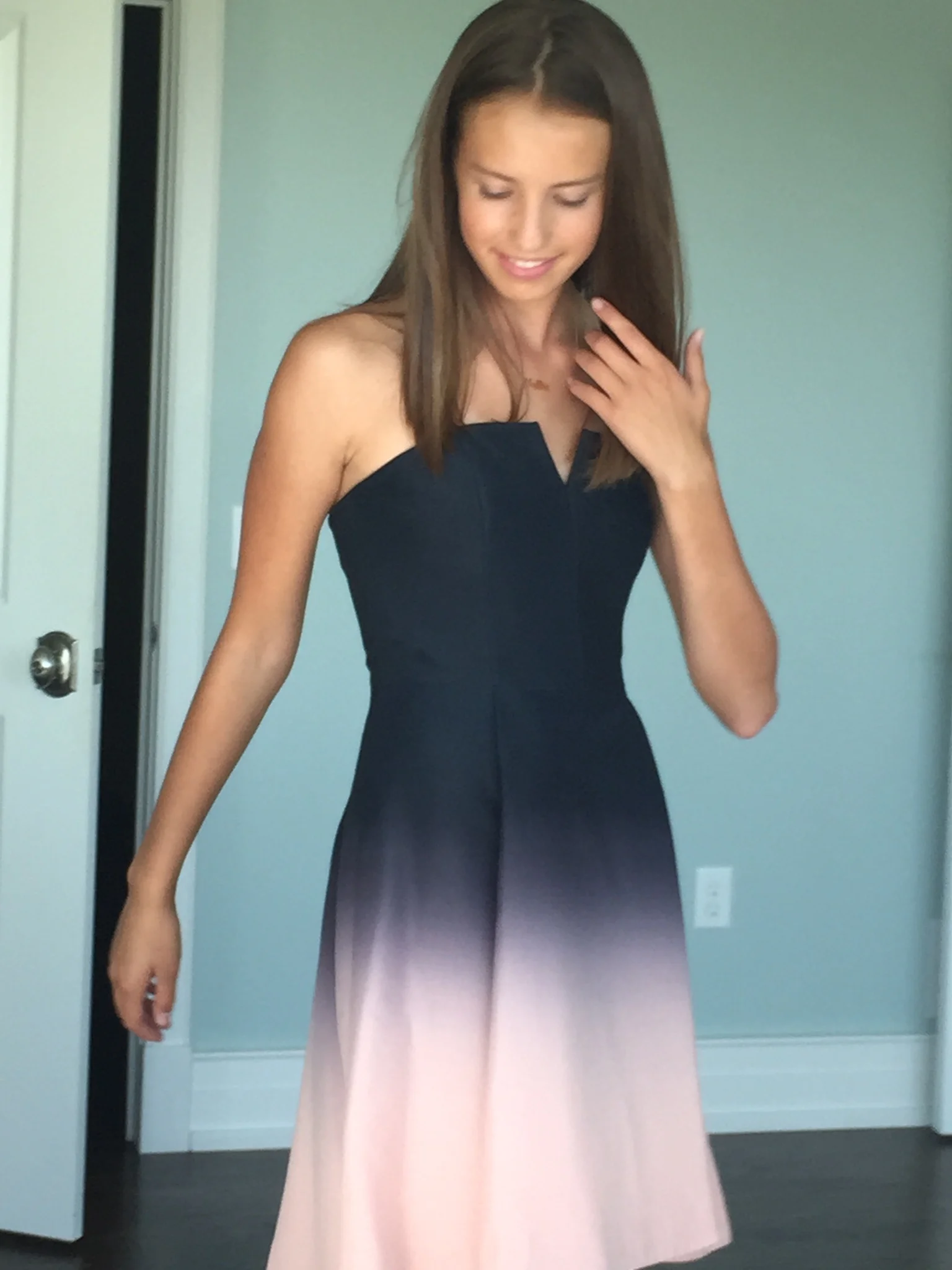 Here's the dress after it arrived in the mail! :-)