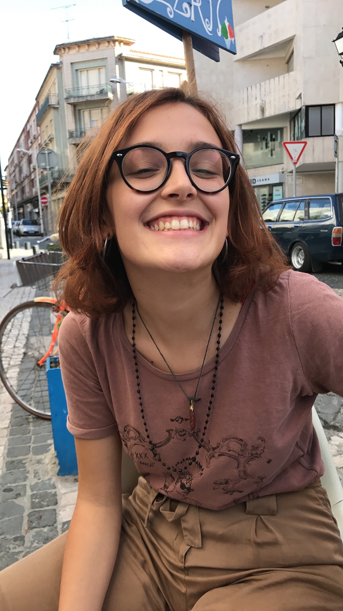 My super cute Italian friend, Viola.