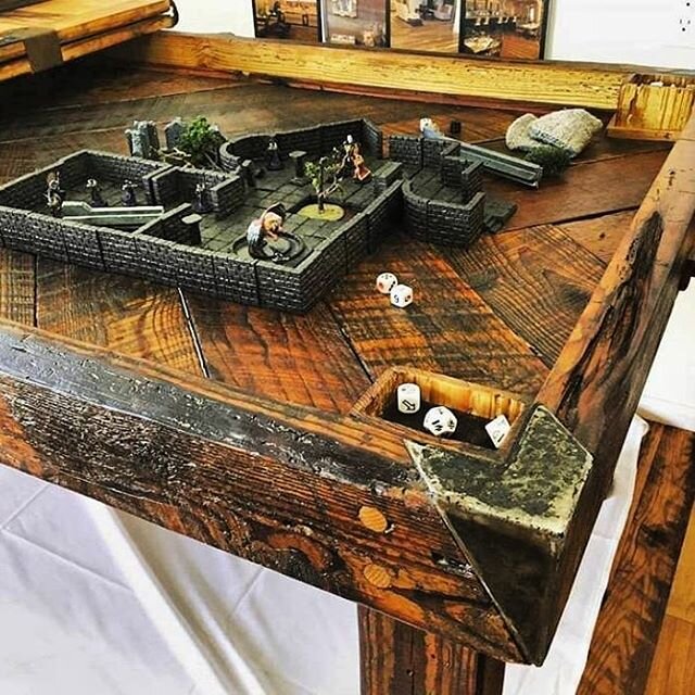 Excited to share the latest addition to my #etsy shop: Gaming Table made from Reclaimed Barnwood and Steel #gamingtable #gaming #gametable #puzzletable #woodtable #diningtable #reclaimedwoodtable #dndtable #pokertable  https://etsy.me/3ezQChB