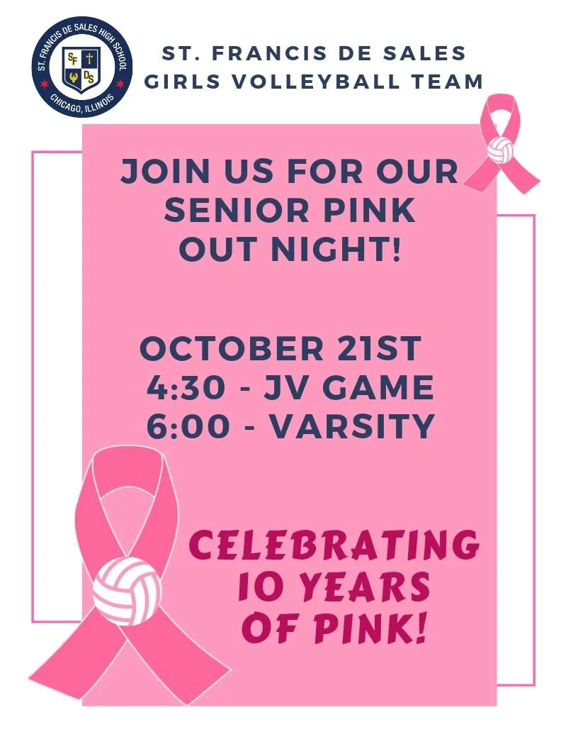 Fall Spirit Week Leads Off with the 10th Annual Pink Out Volleyball