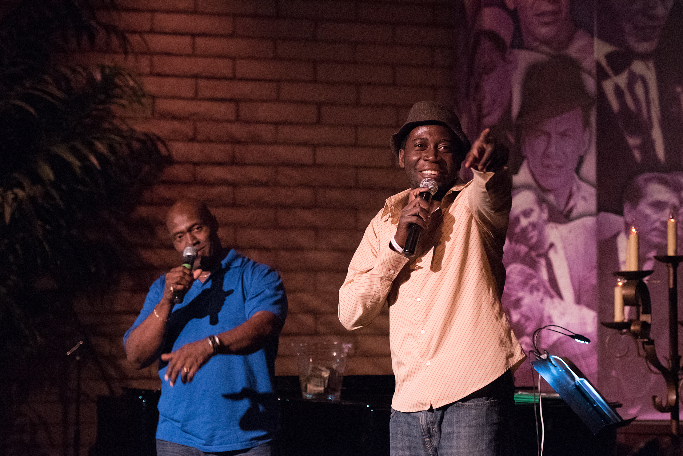 Mackly Benjamin Prophete (front) and Don Allen Hunley (back)