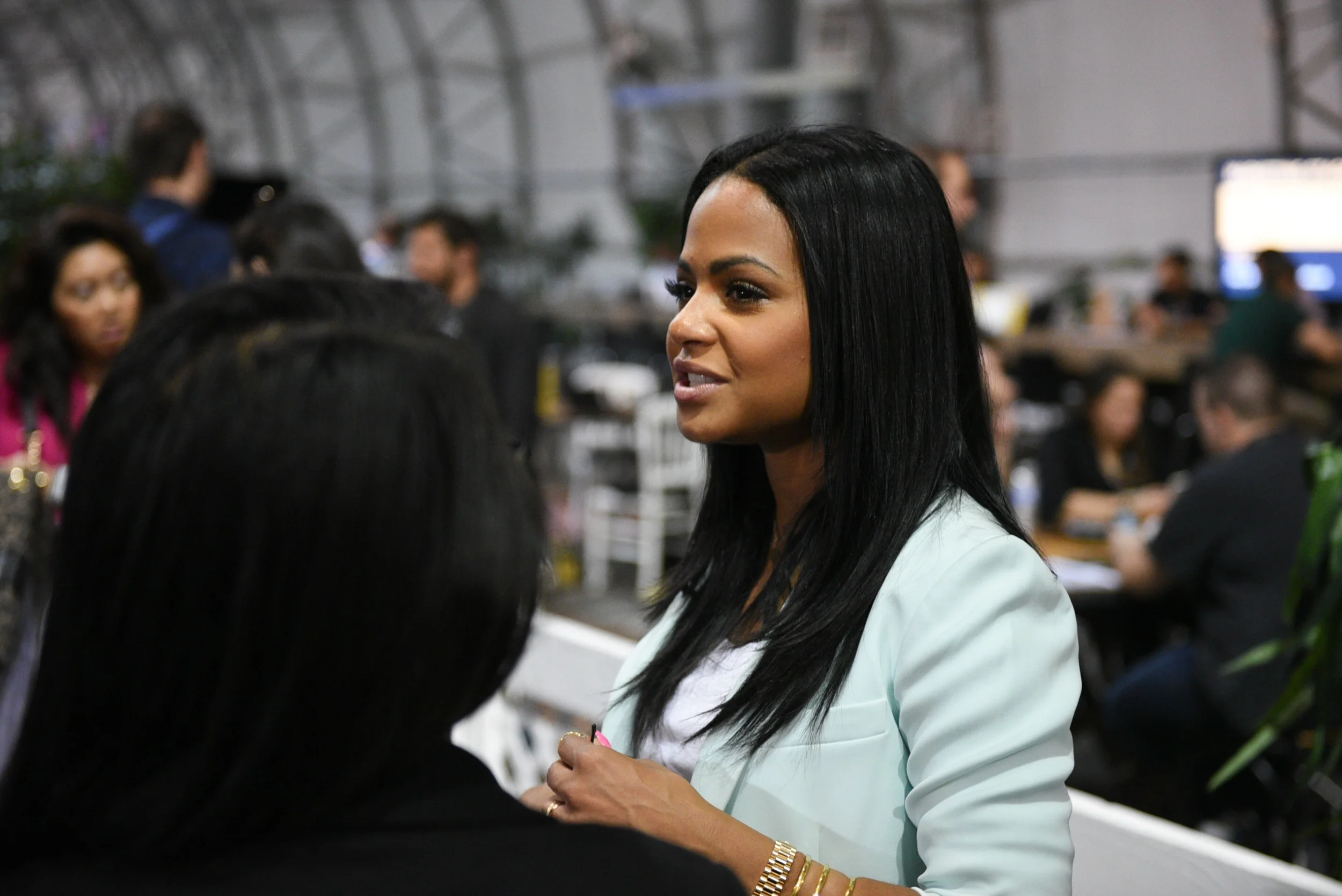 Christina Milian was a speaker at Collision Conference. She shared her experiences as an investor in tech and the French Girls app.