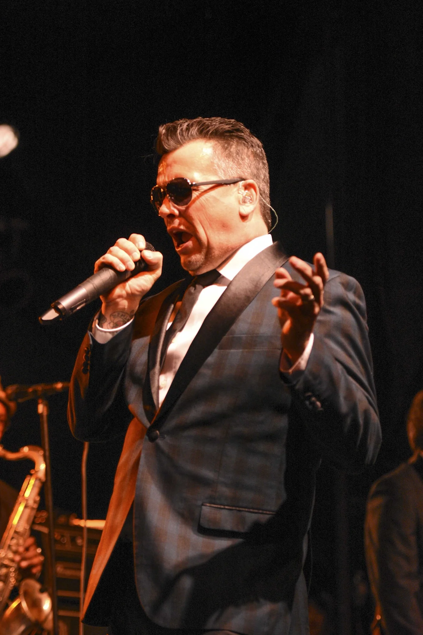 The Mighty Mighty Bosstones plays a set at Punk Rock Bowling in downtown Las Vegas, Nevada.