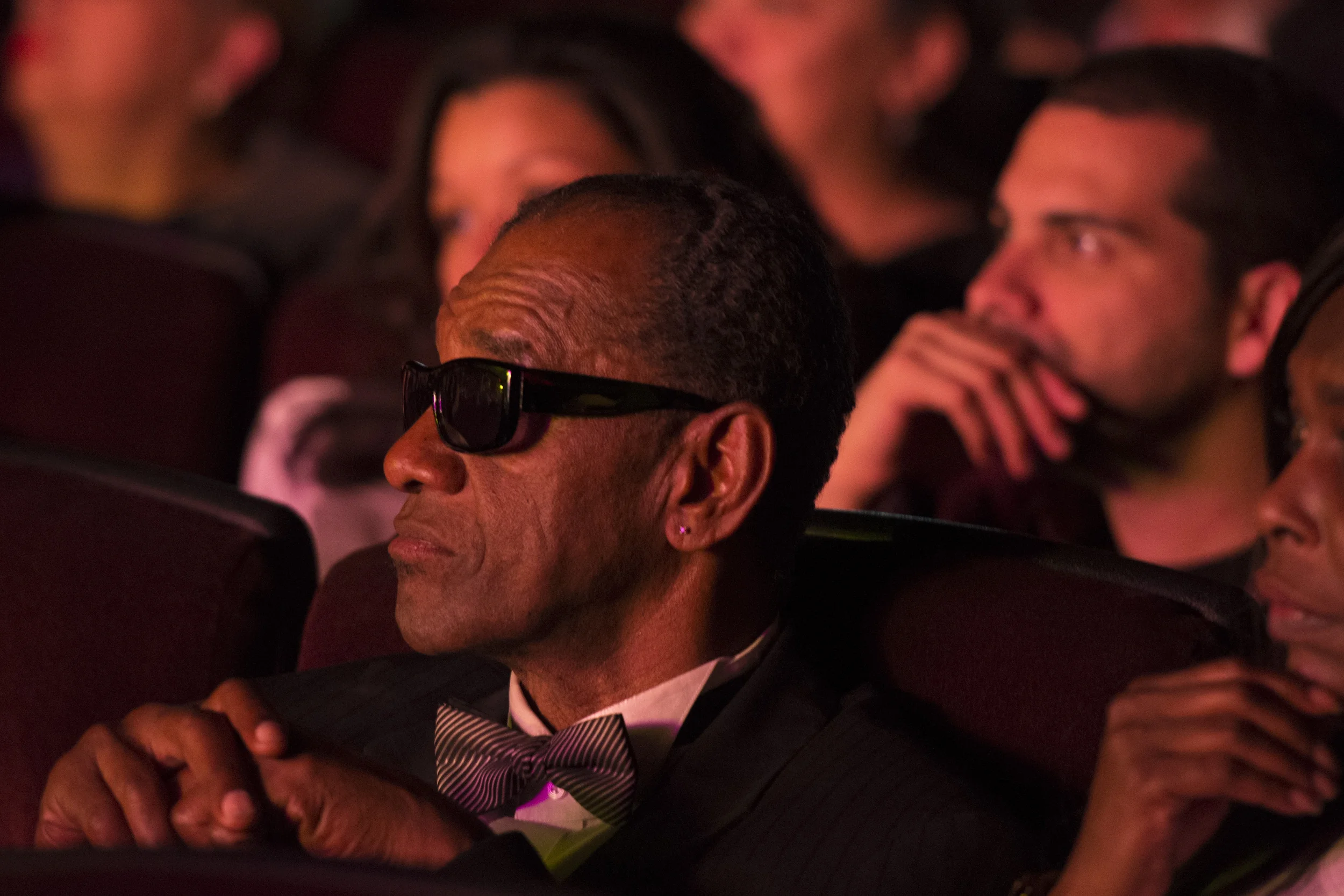 Ray Charles impersonator Johnnie Smoot attends The Reel Awards at Golden Nugget Hotel Casino in Las Vegas Monday, Feb. 22, 2016. The Reel Awards are meant to be a humorous tribute to the real Academy Awards. Jason Ogulnik/Las Vegas Review-Journal