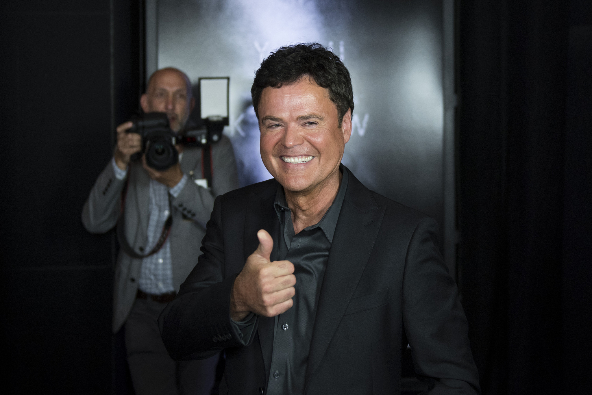 Donny Osmond poses on the red carpet ahead of the Las Vegas premiere for the film Jason Bourne at Caesars Palace hotel-casino Monday, July 18, 2016. Jason Ogulnik/Las Vegas Review-Journal