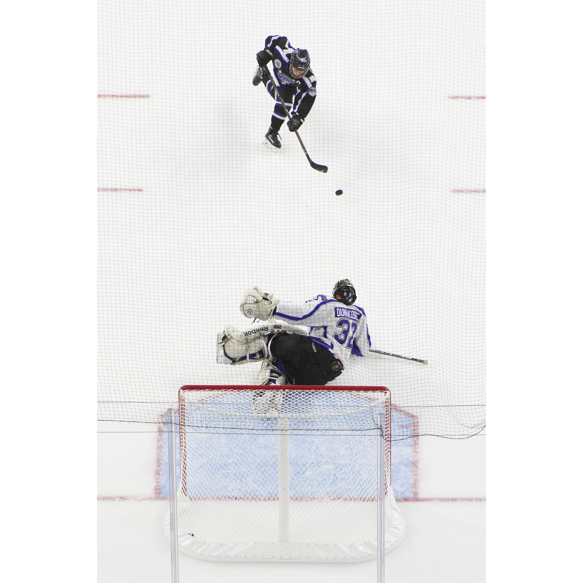 Members of the Storm Youth Hockey organization skate on the newly installed ice at T-Mobile Arena in Las Vegas Wednesday, Aug. 3, 2016. Jason Ogulnik/Las Vegas Review-Journal