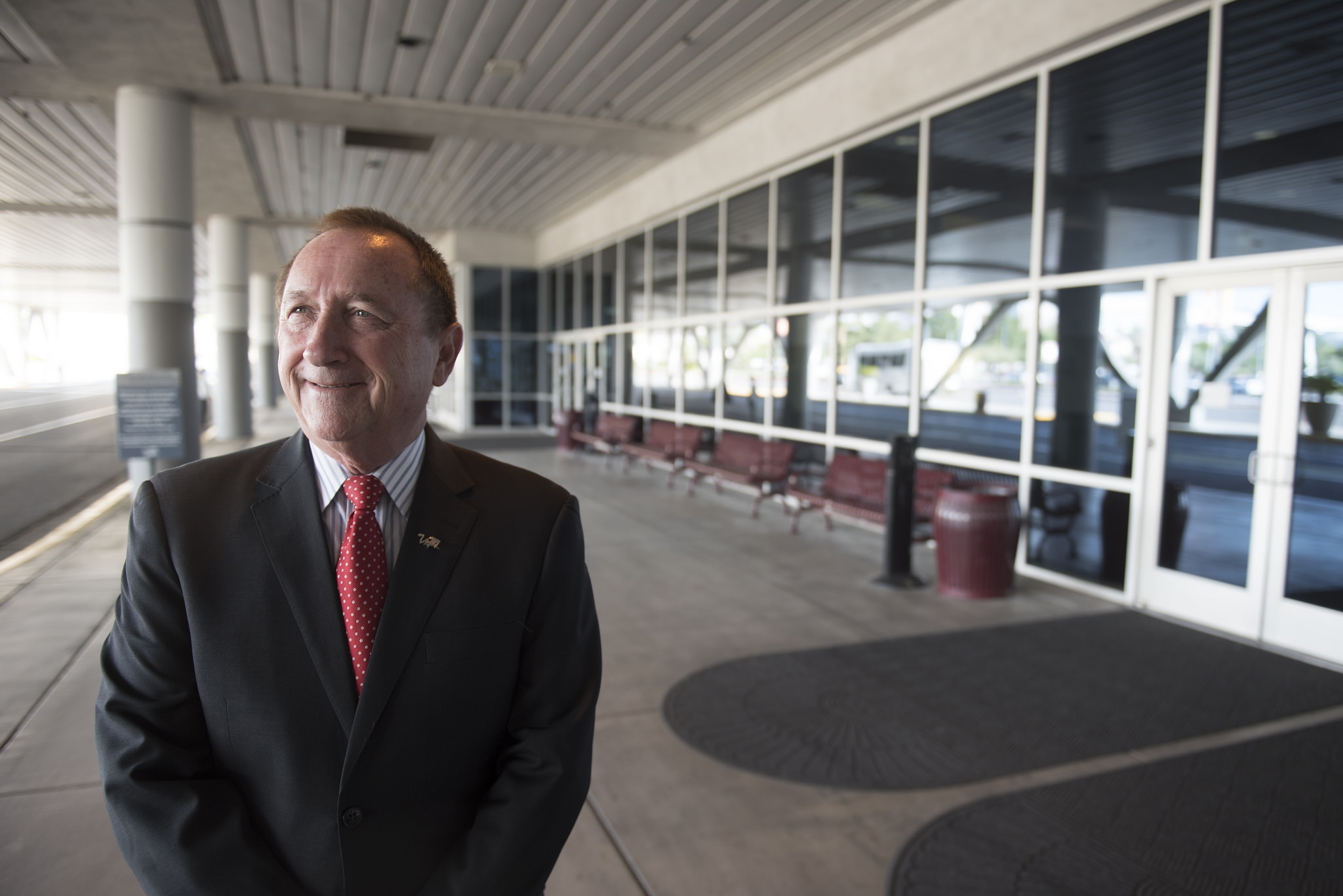 Rossi Ralenkotter, president and CEO of the Las Vegas Convention and Visitors Authority, poses at the Las Vegas Convention Center in Las Vegas, Wednesday, Sept. 2, 2015. (Jason Ogulnik/Las Vegas Review-Journal)