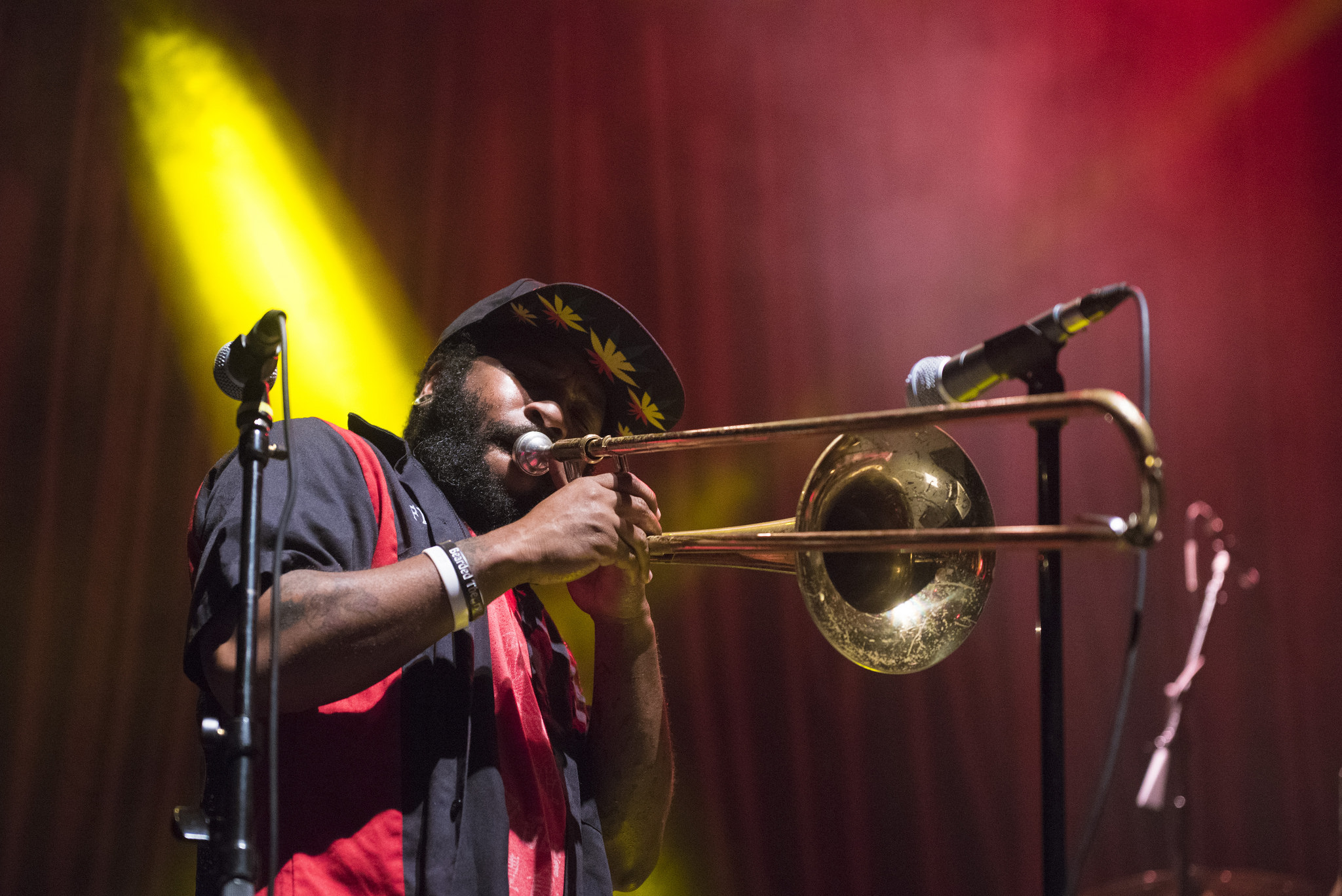 Jay Armant performs with Fishbone at Brooklyn Bowl in Las Vegas on Saturday, June 27, 2015.