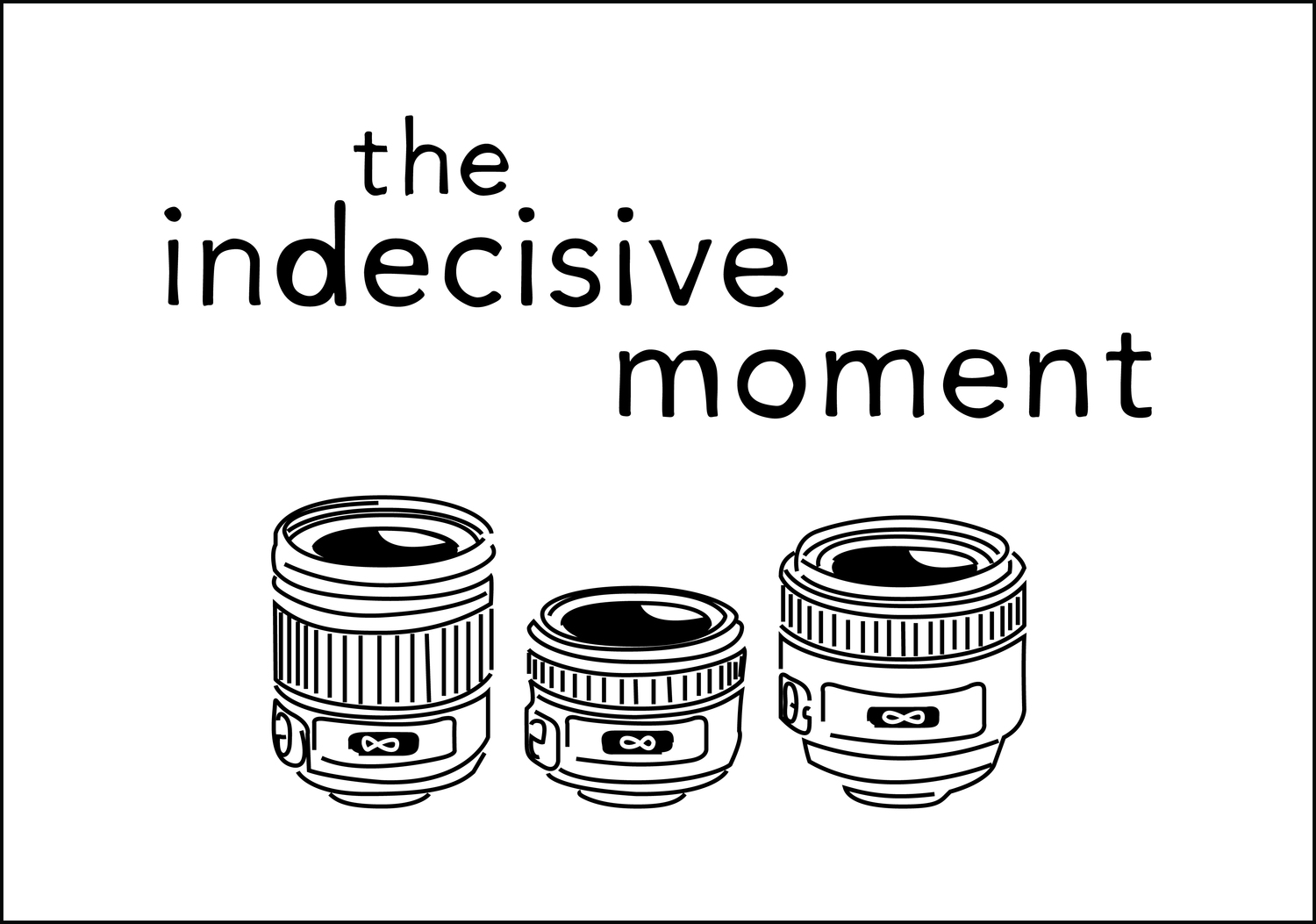 Created in Adobe Illustrator, late 2014. I'm a camera/lens junkie whether I like to admit it or not.