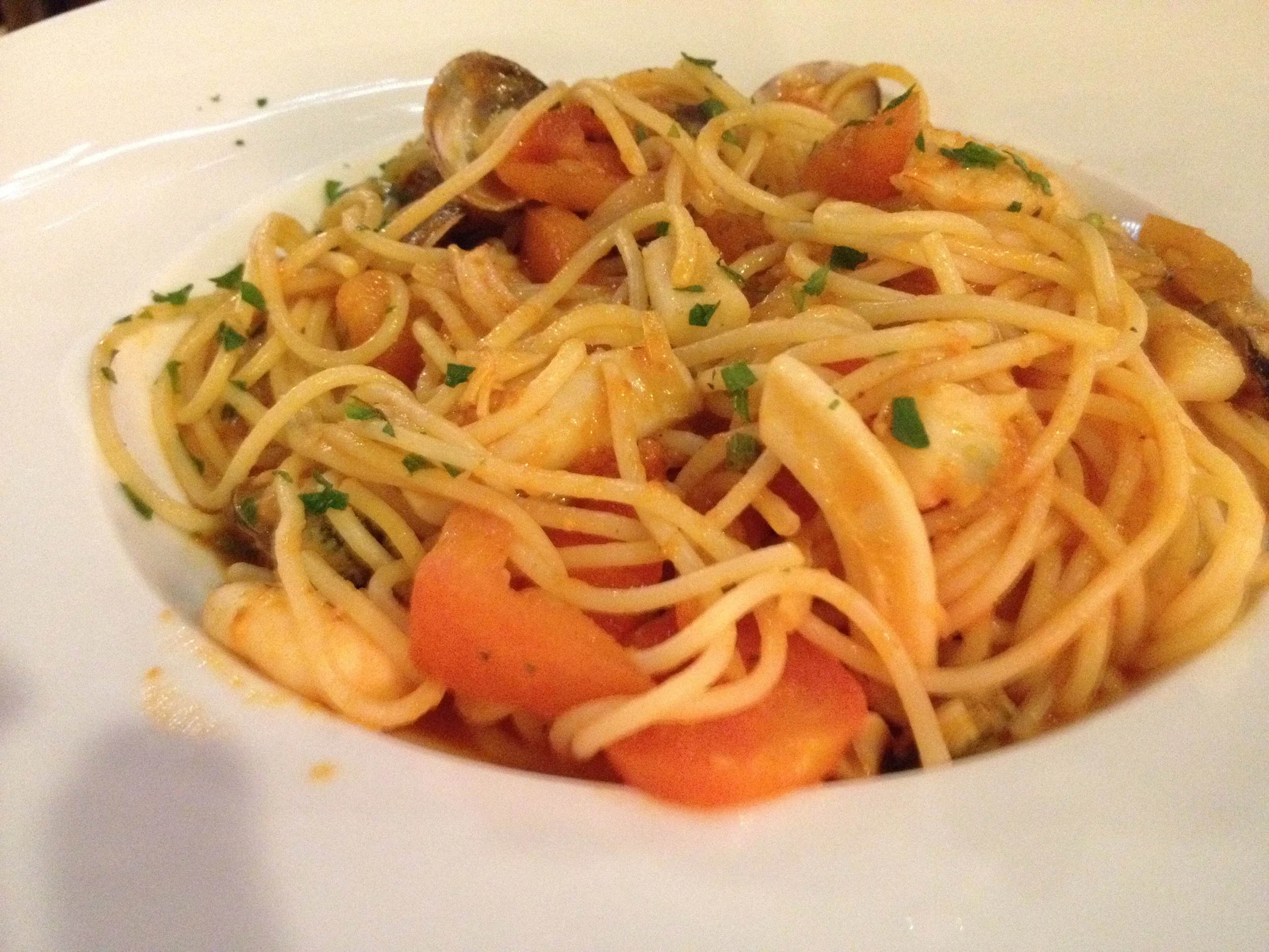 Seafood spaghetti