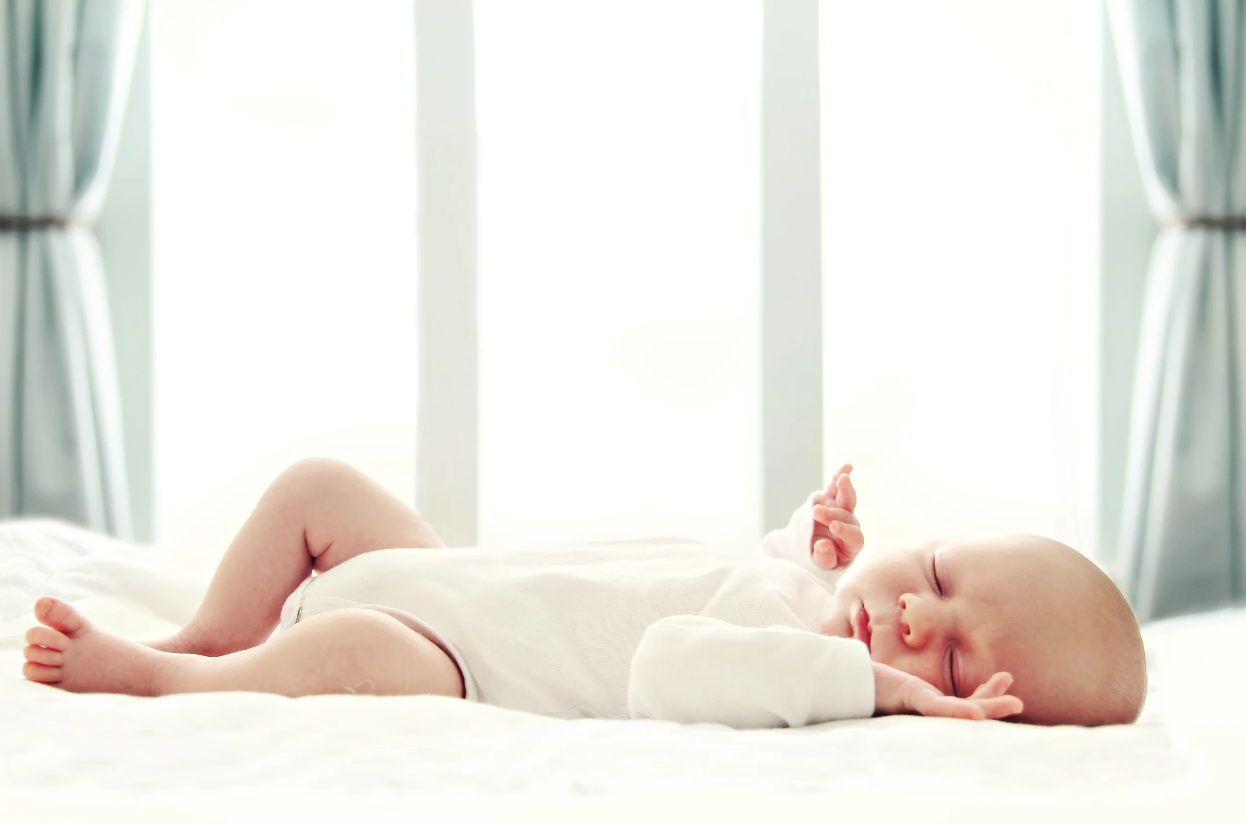 Sleeping newborn baby