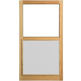 Self-Storing Storm Screen Window