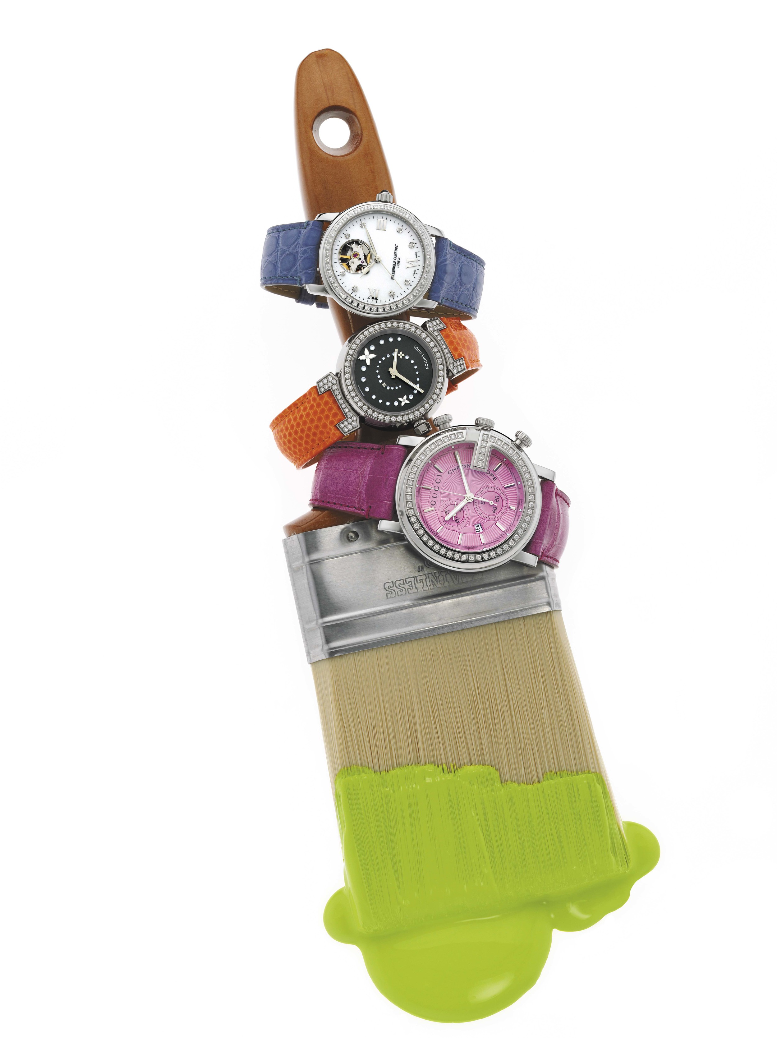 Instyle magazine watch promotion on paint brush