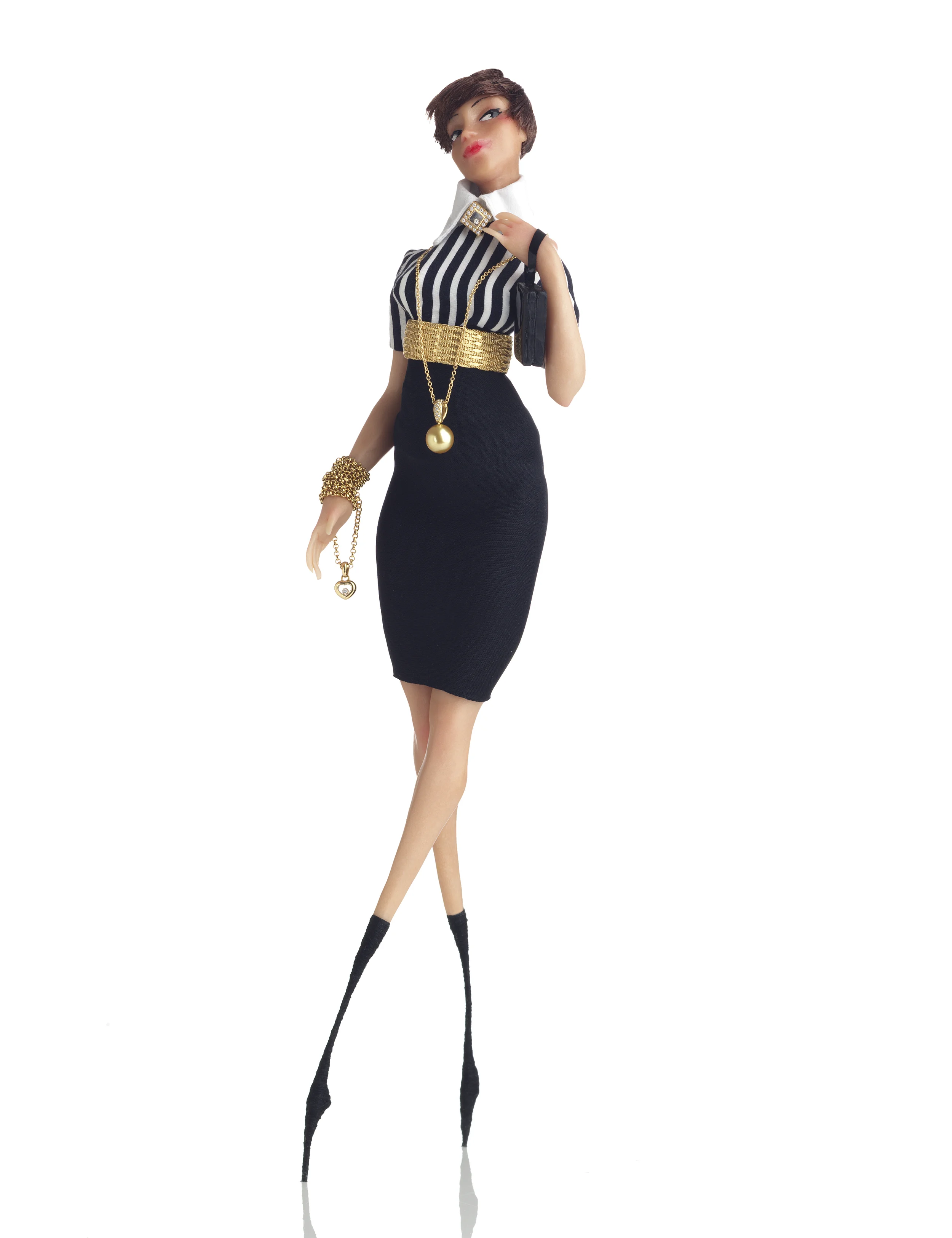 Vogue jewellery promotion with model