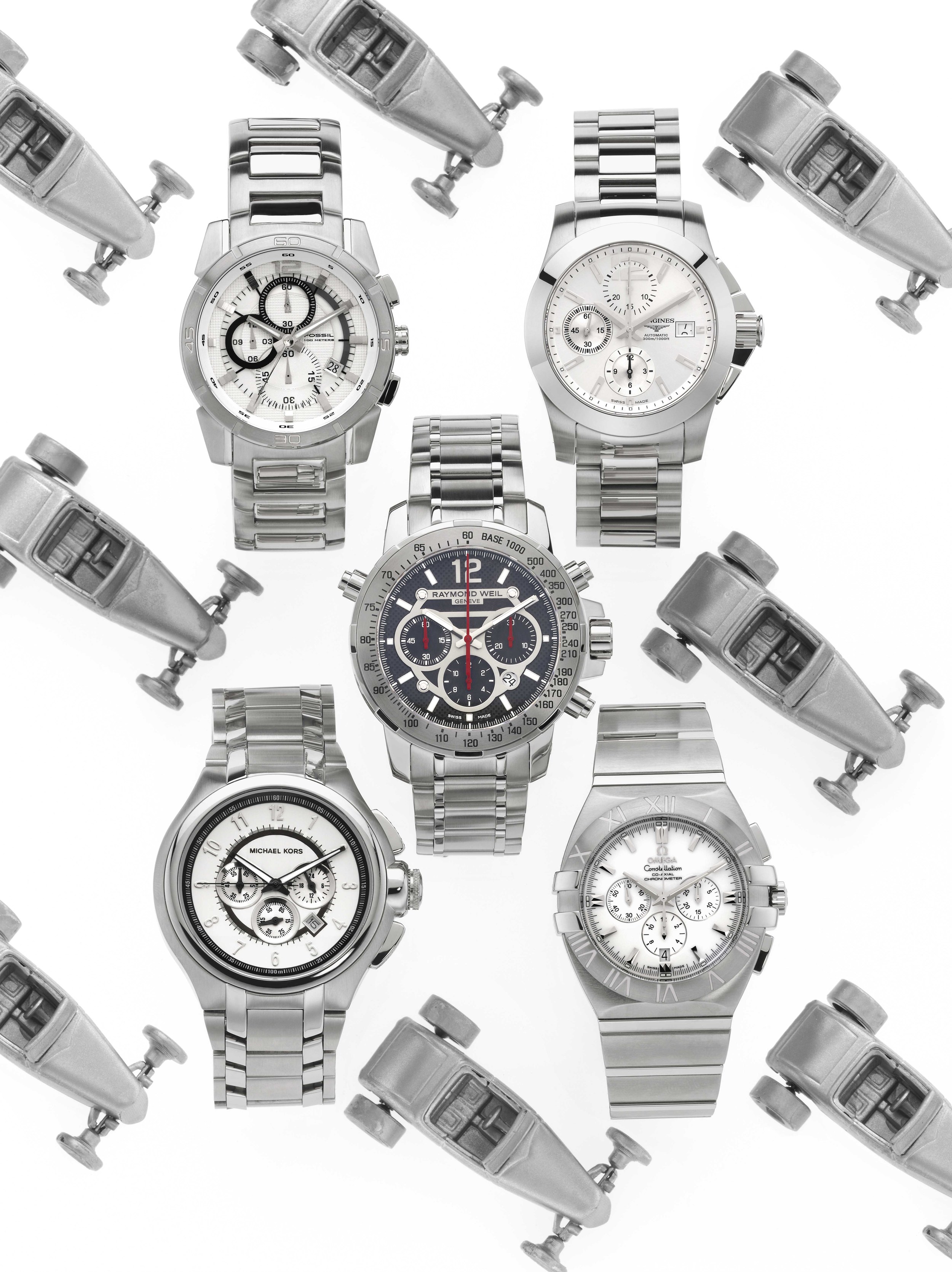 a graphic photograph for watch feature for Instyle magazine