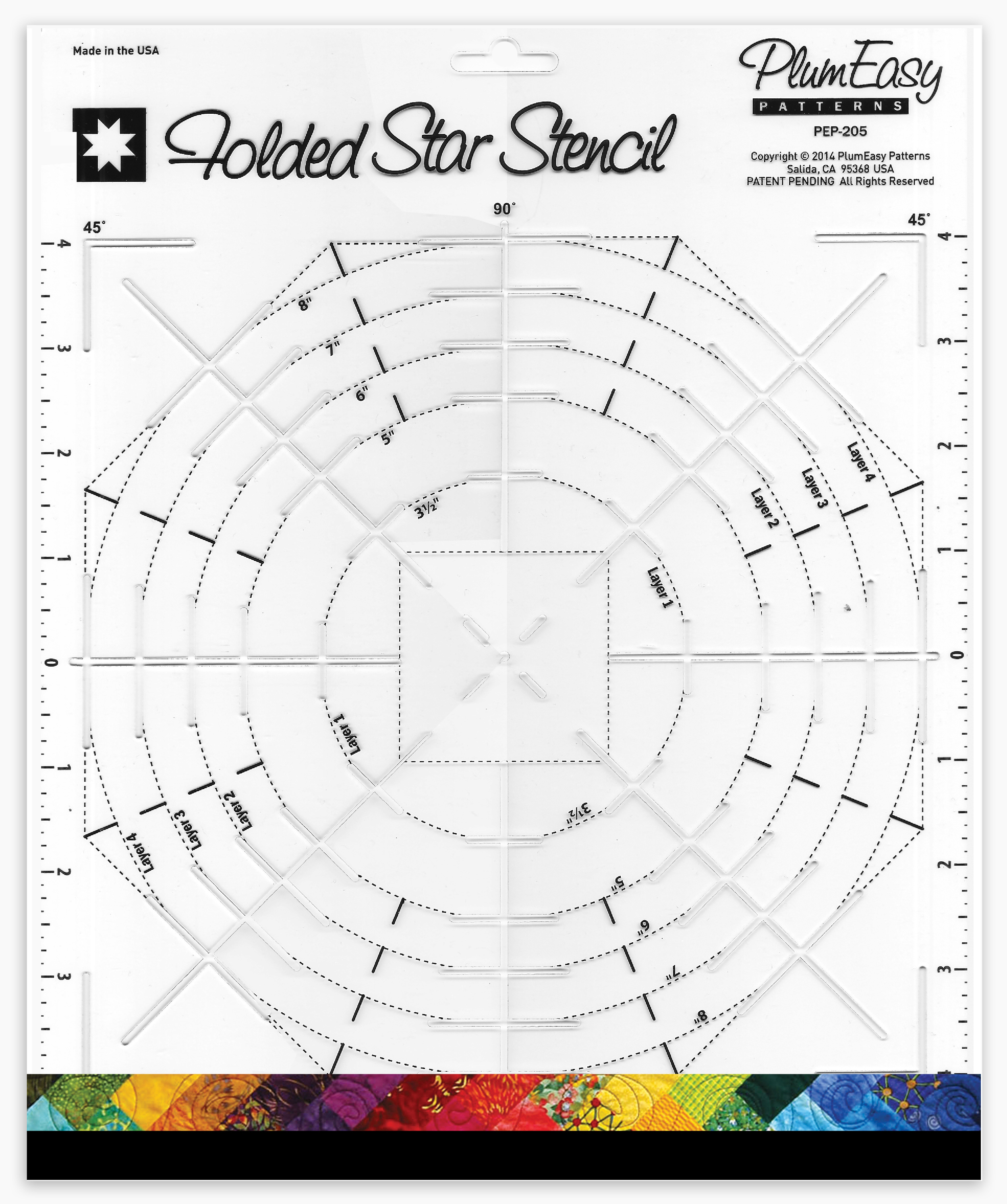PlumEasy Patterns Transparent Foundation Blank 25 Sheets