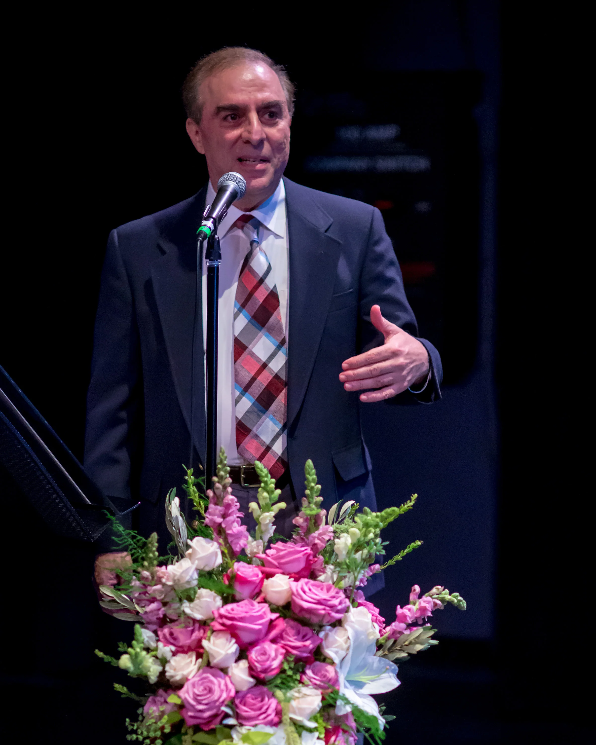 Ludwig Tuman discusses the Choral Tales Project at the premiere of the project’s films.