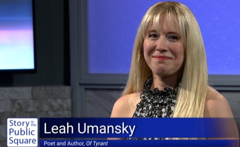  As seen on Story in the Public Square - PBS Rhode Island.   https://www.youtube.com/watch?v=hQiXZ-FR8m8    https://www.pellcenter.org/exploring-tyranny-through-poetry-with-leah-umansky/?fbclid=IwY2xjawEeCHFleHRuA2FlbQIxMAABHT0VgxFE6NzoXts3X2U-OdGUHz