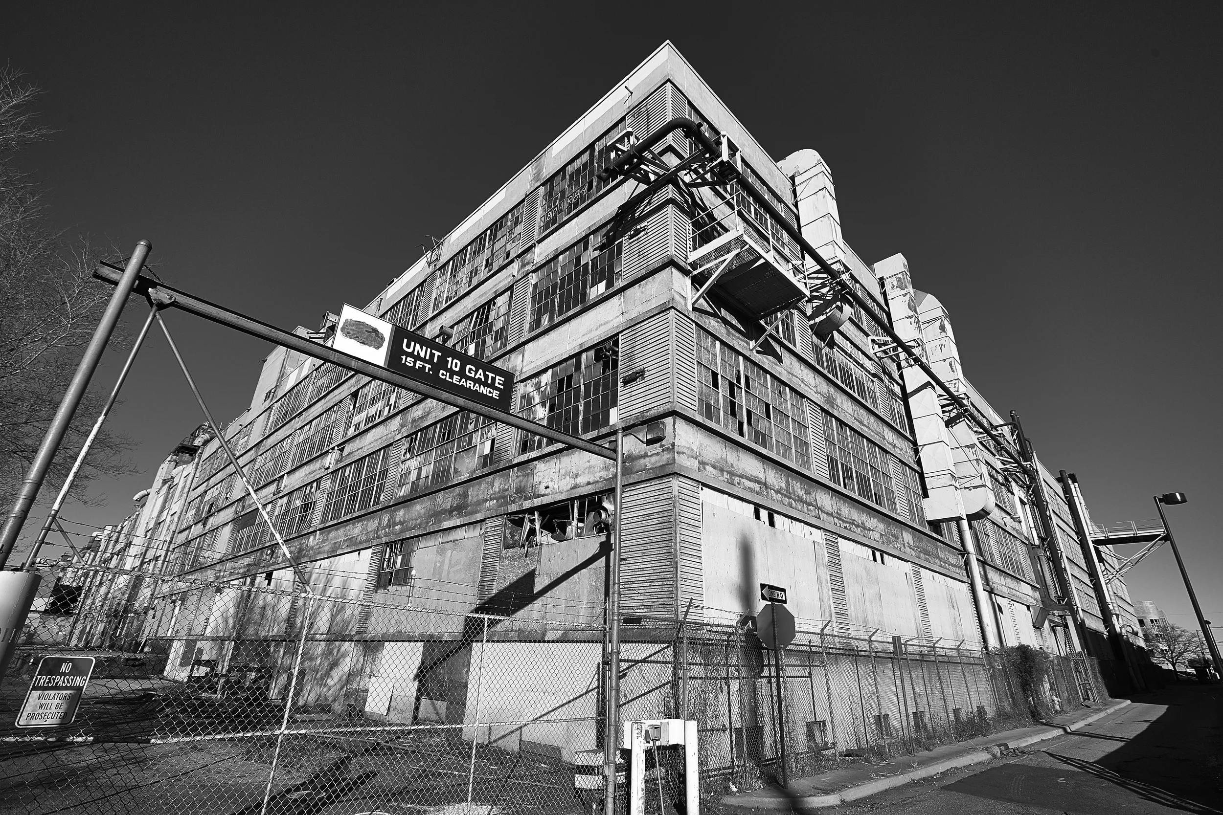 Gates Rubber Company building before demolition, Denver. 