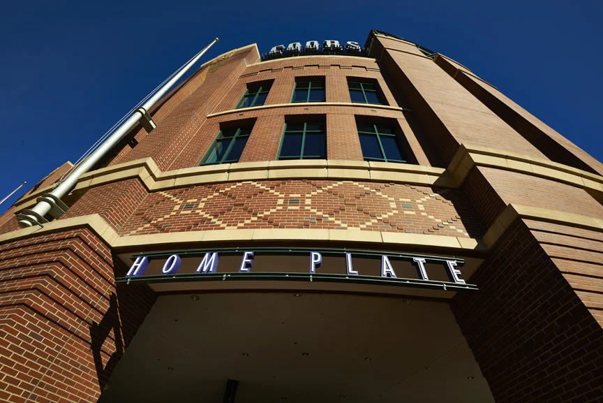 Colorado Rockies stadium in downtown Denver, Colorado. 