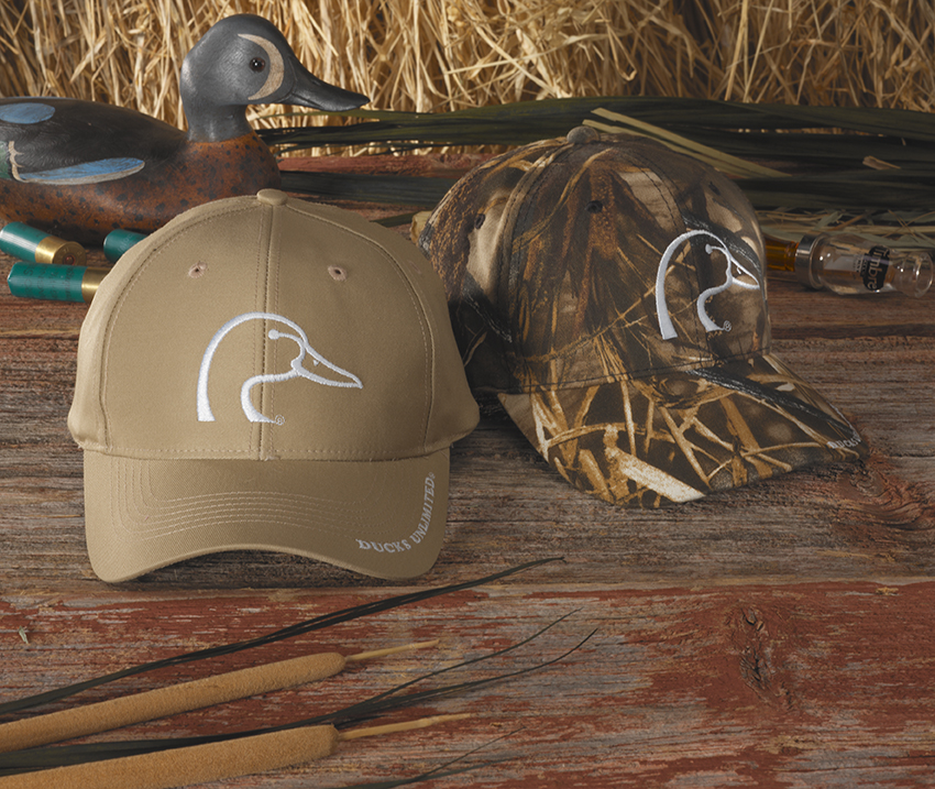 Ducks Unlimited men's hats. 