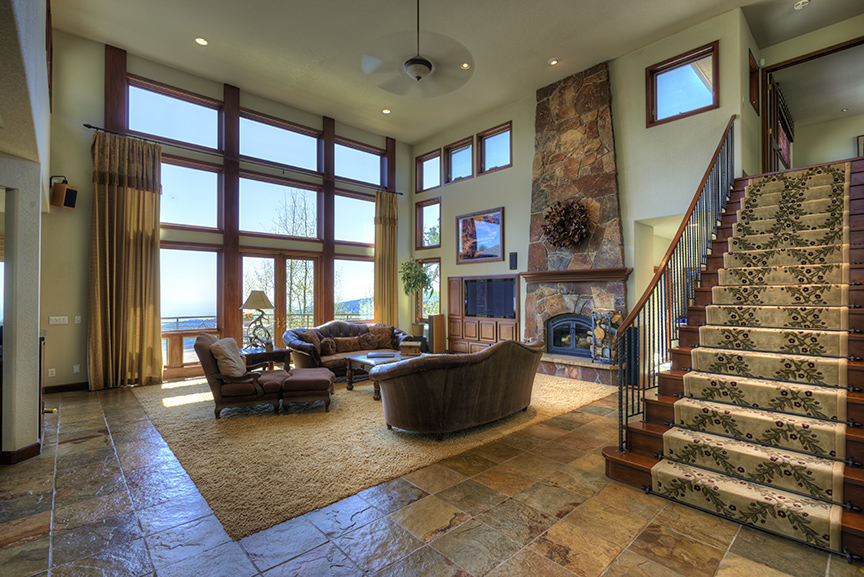 Residential interior. 