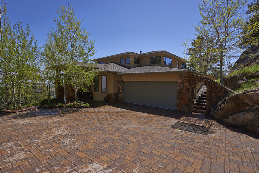 Residential exterior in Colorado. 