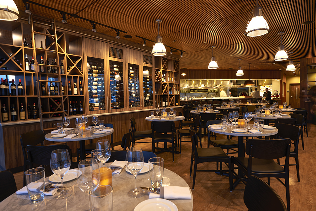 Restaurant dinning area interiors. 