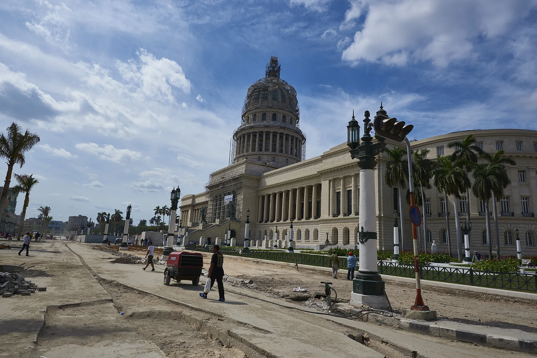 Capital in Cuba under restoration. 