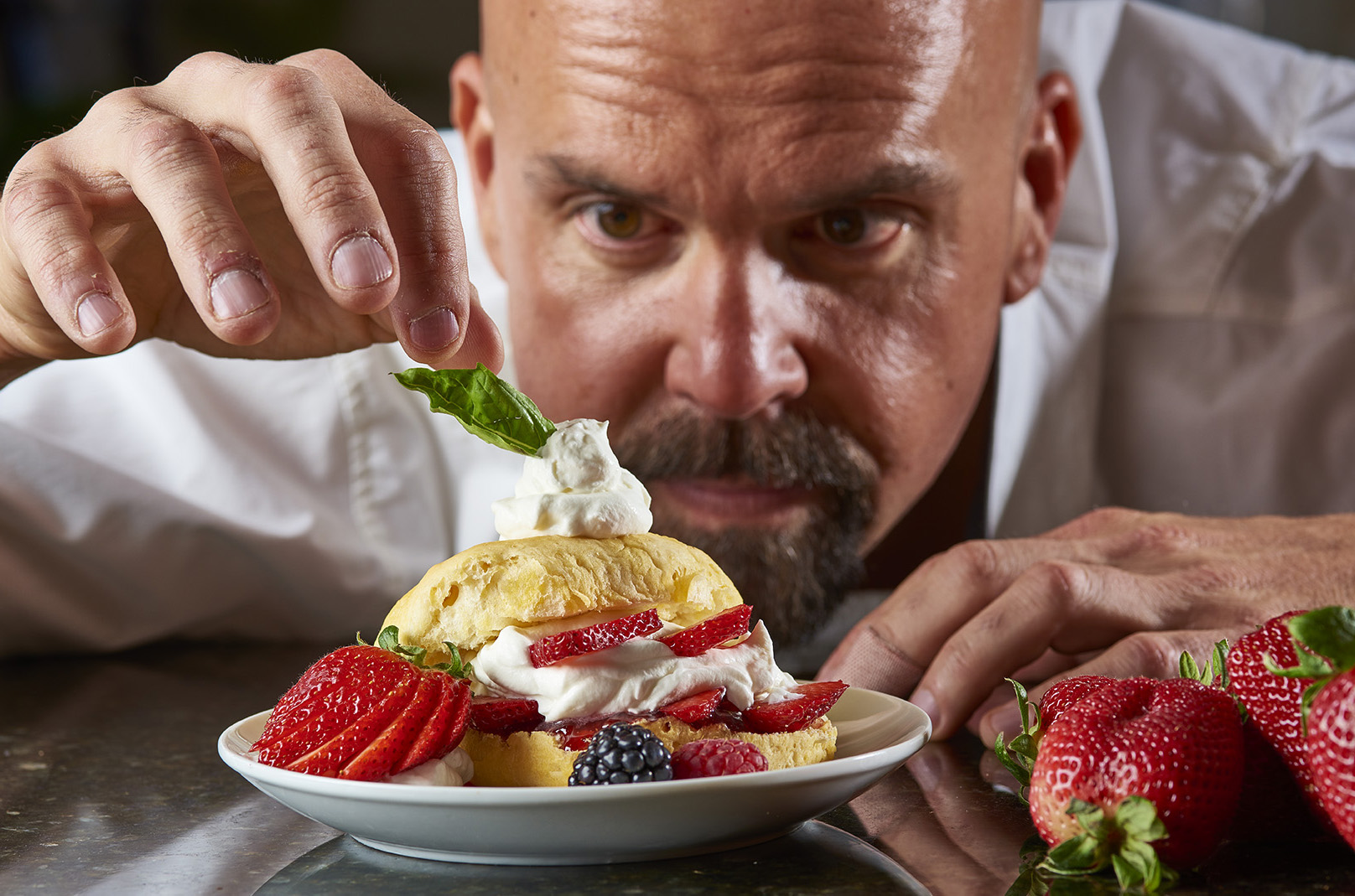 Dennis Berry, Chef's intensity. 