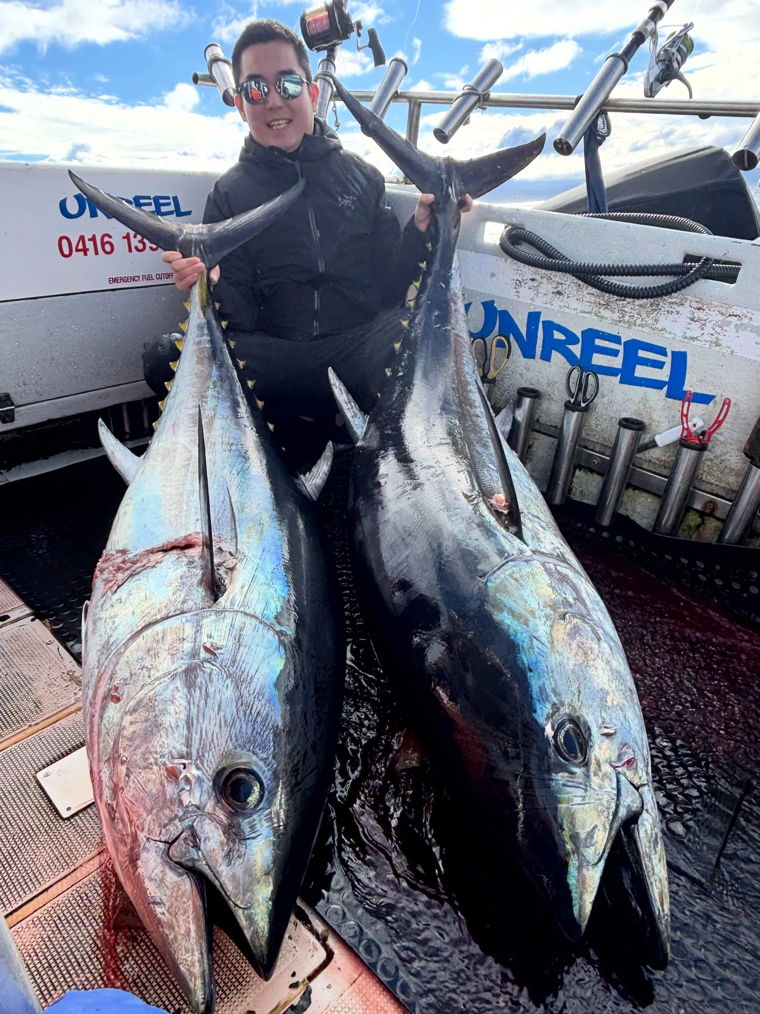 Double trouble 🎣🎣

#unreelfishingcharters #bluefin #fishing #charters