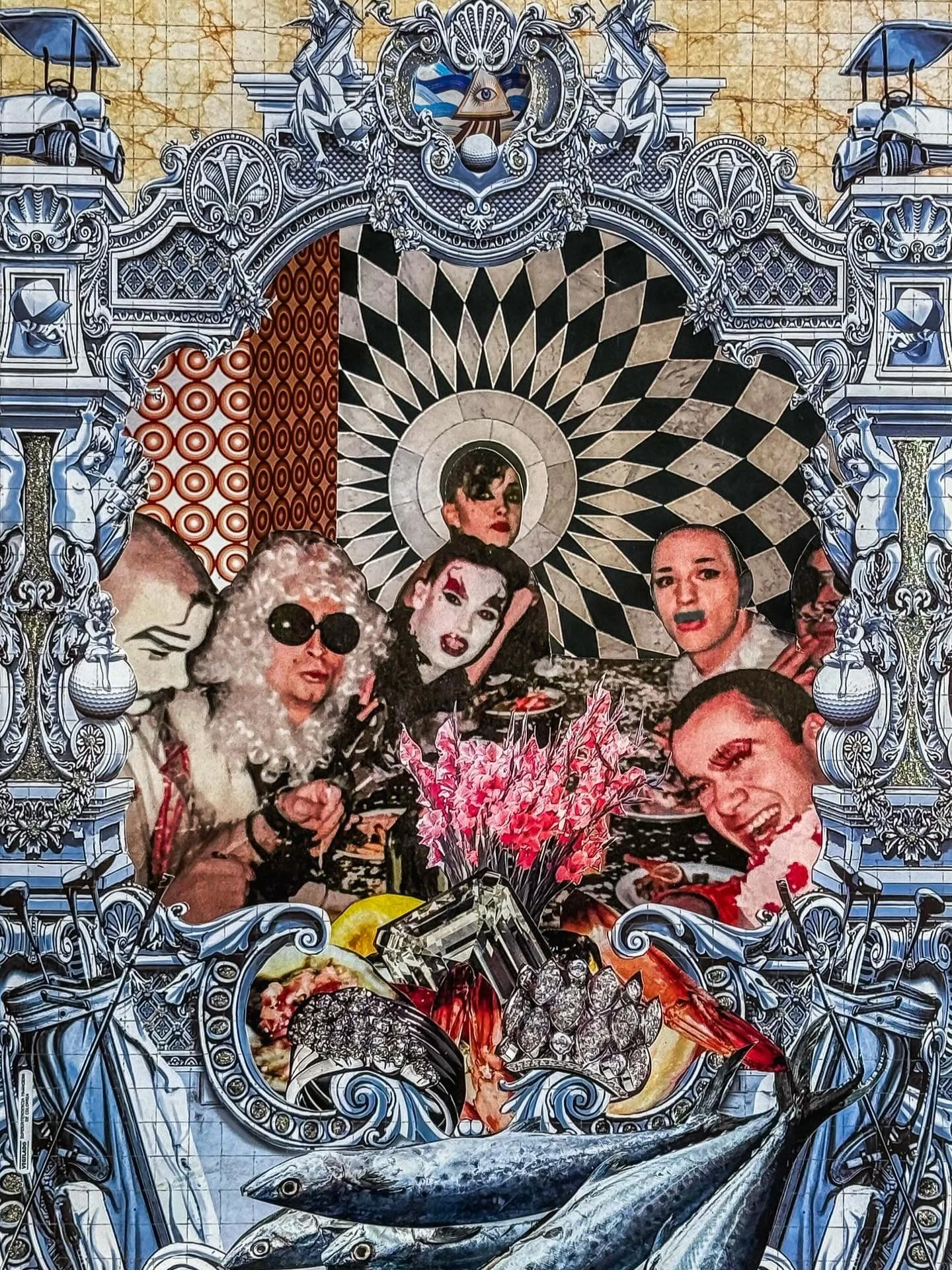 Country Club Kids 
#analogcollage #collage #analogcollageart #collageart