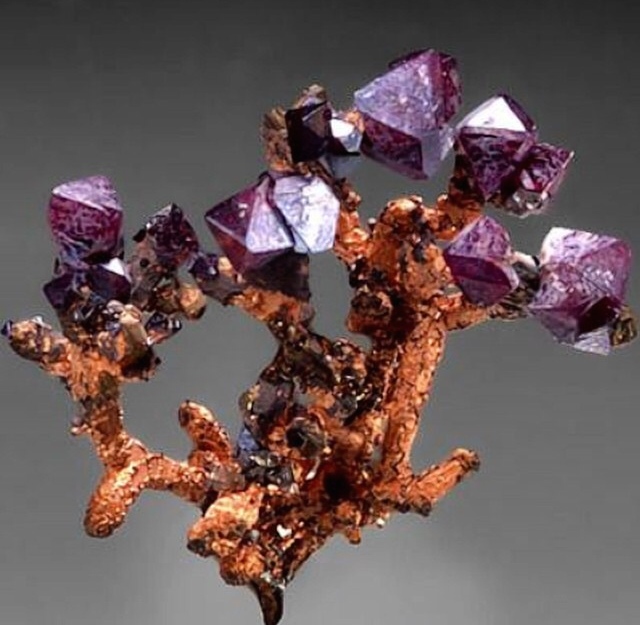 This here beauty is Cuprite and Copper, for your crystal lovers out there. 