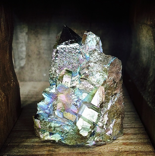 if you're into crystals you may just dig this aura quartz.