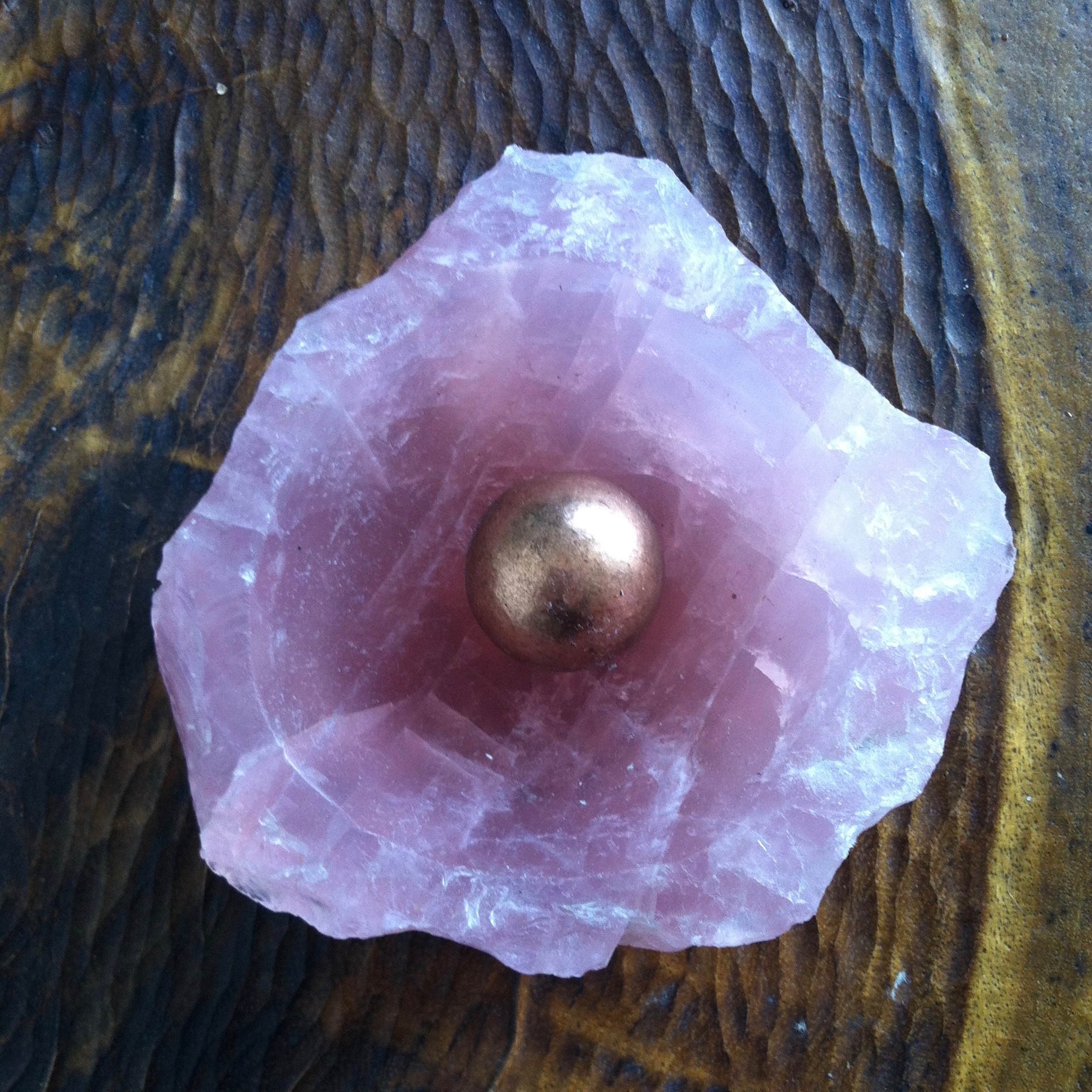 :: Copper in Rose Quartz ::