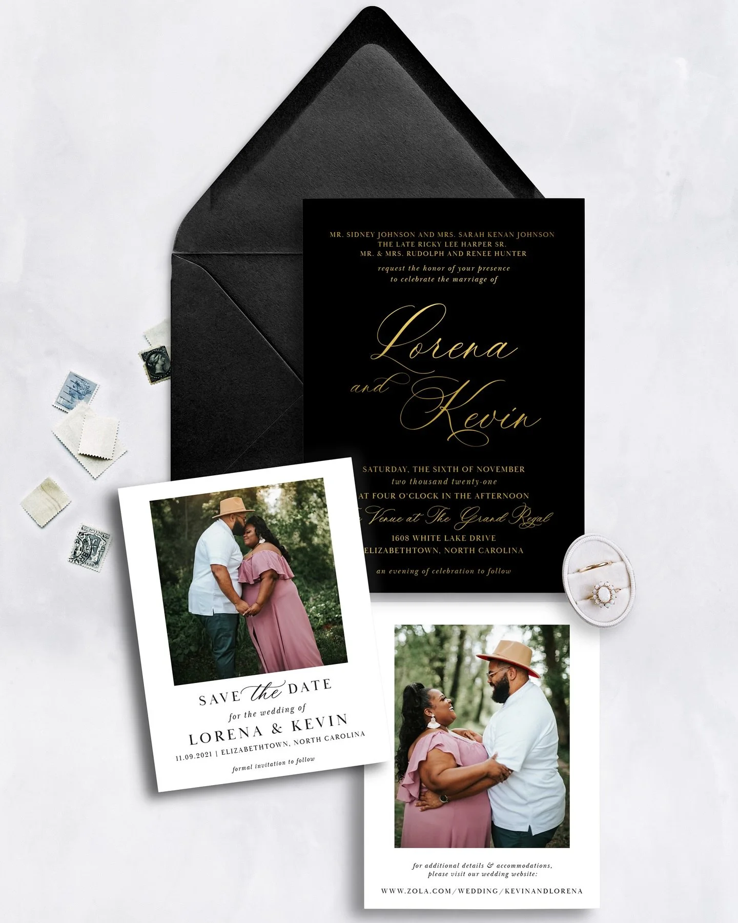Your love story deserves stunning stationery. π€ 
Make every moment unforgettable from the first impression.
Save the Dates are the perfect way to accomplish this. Not only do they prepare your guests and give them time to make necessary arrangemen