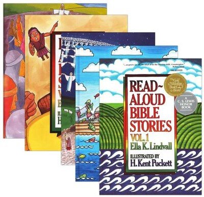 Real-Aloud Bible Stories, 5 Volumes