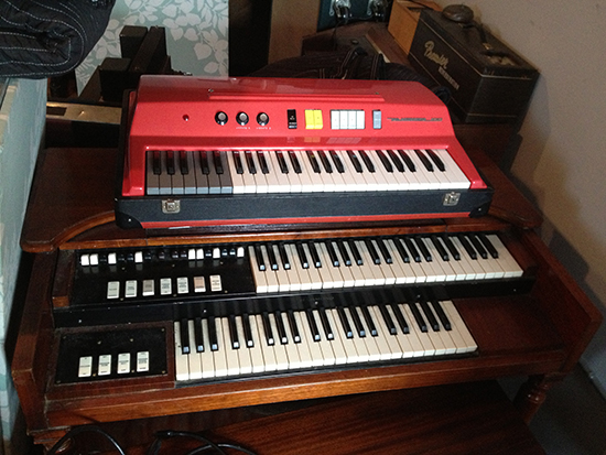 Organs prepped and ready for the Soul Shop session.
