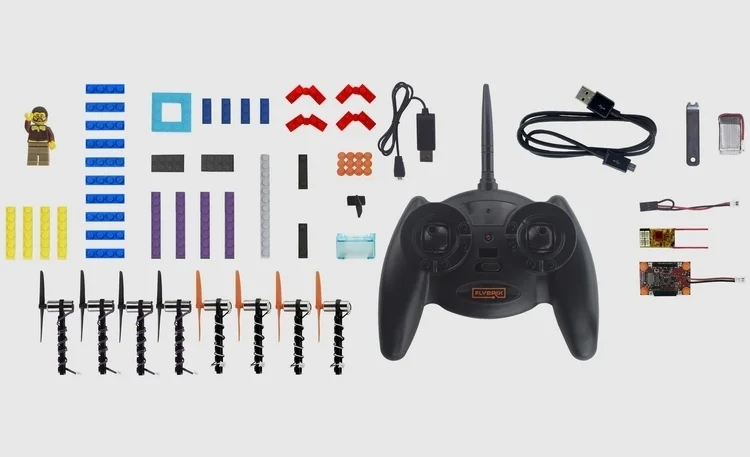 More advanced kit with RC controller and extra parts