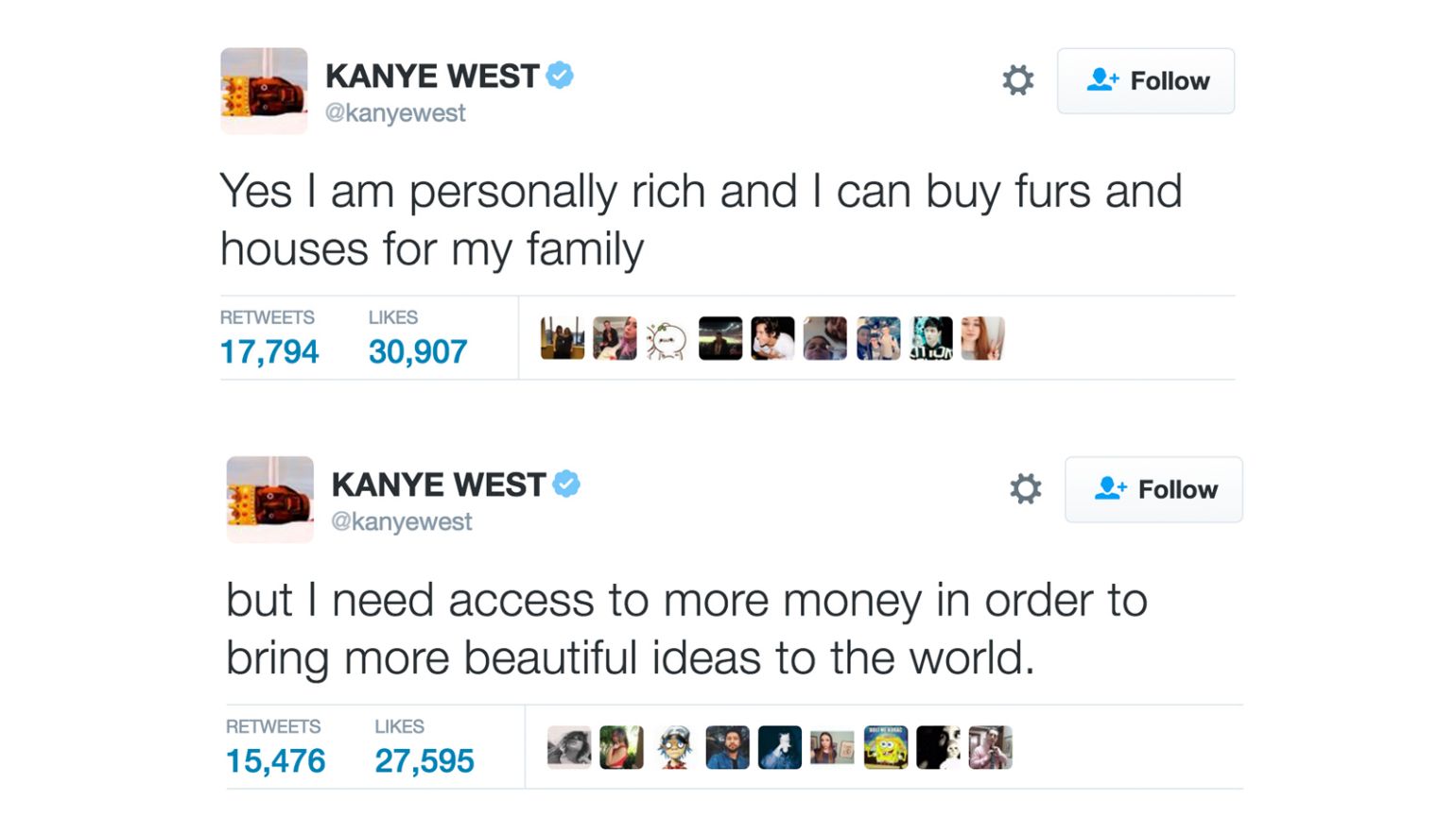 The old Twitter Kanye